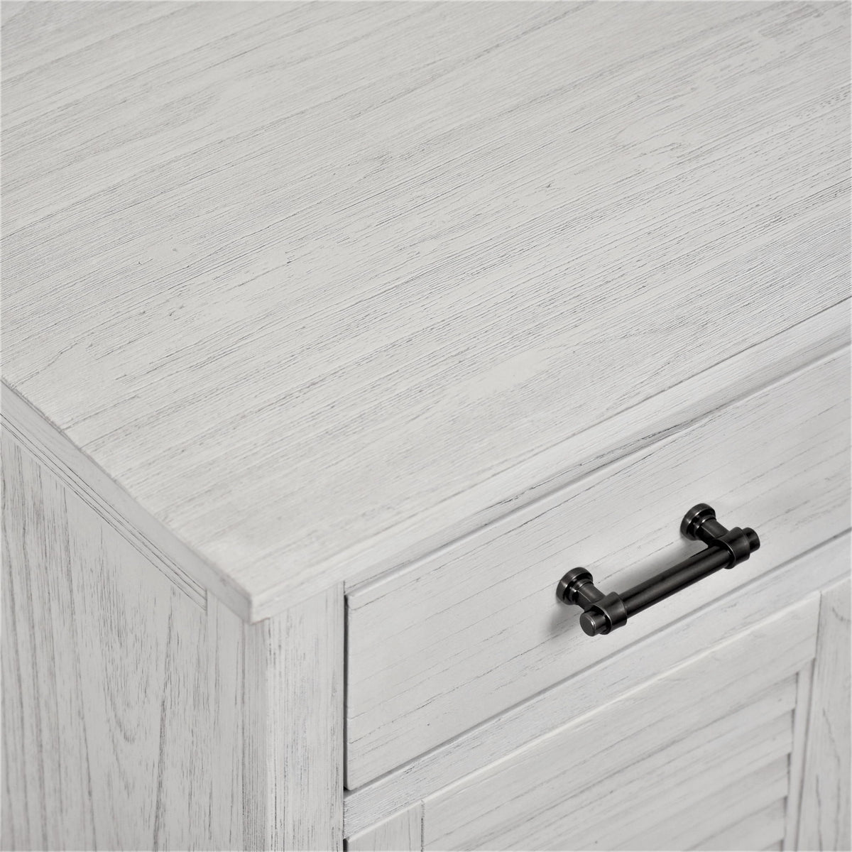 Surfside - 6 Drawer / 2 Door Dresser - Weathered White