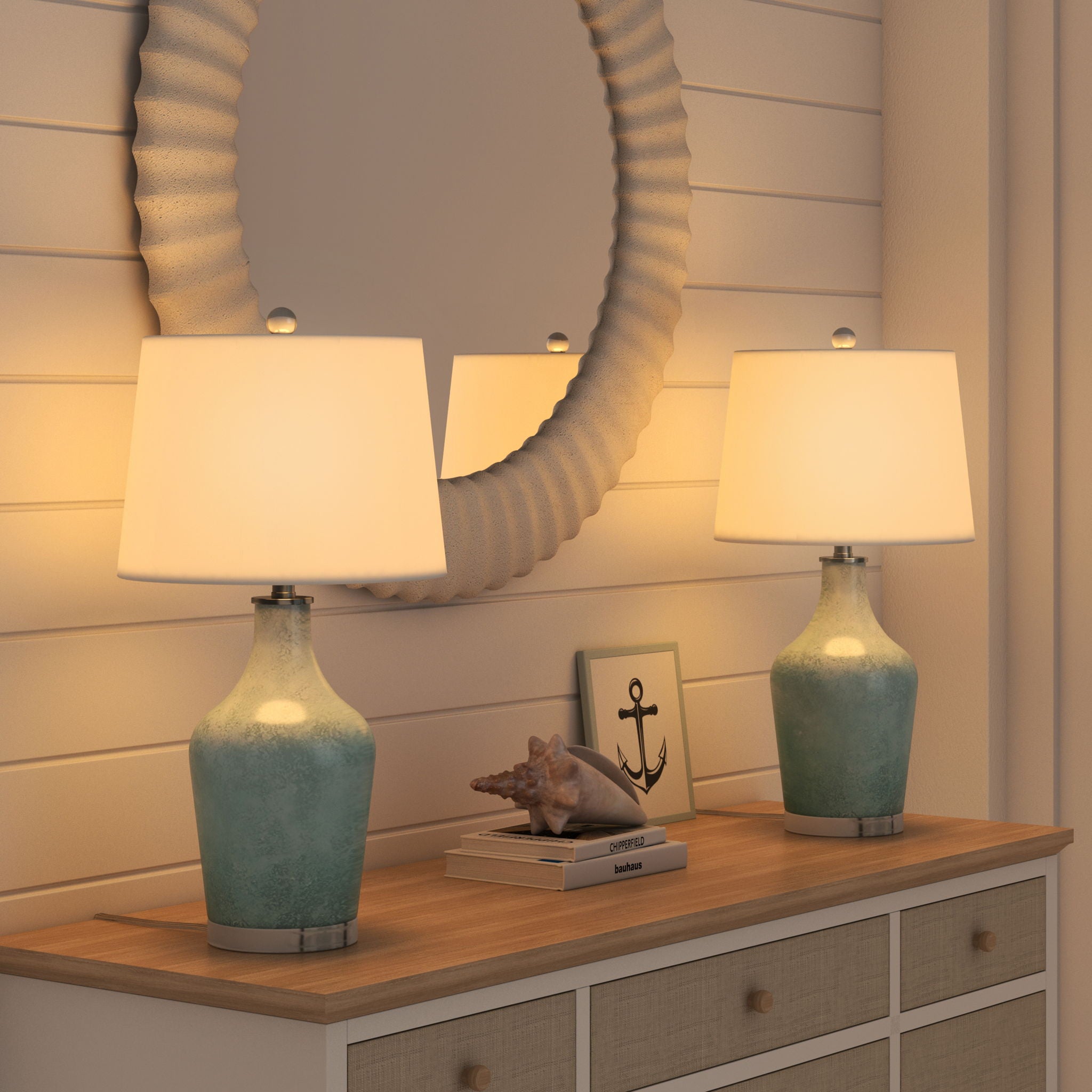 Mist - Glass Table Lamp (Set of 2)