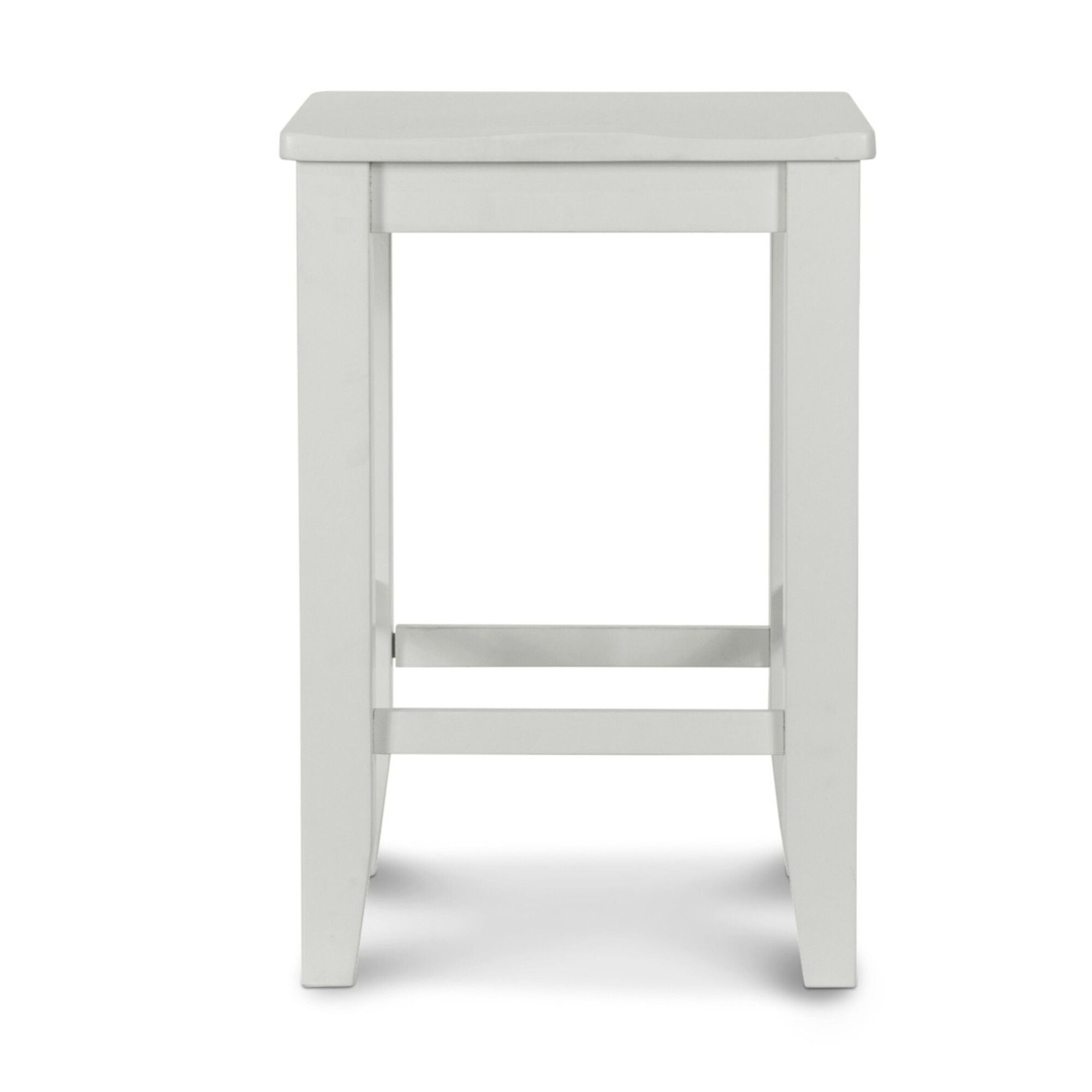 Miramar - Backless Stool - Stark White