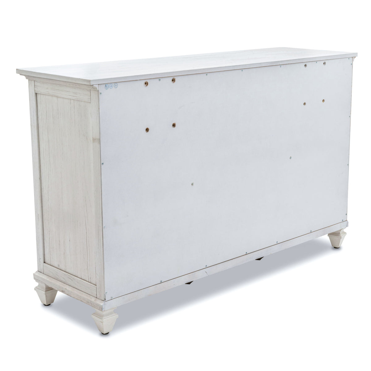 Surfside - 6 Drawer / 2 Door Dresser - Weathered White