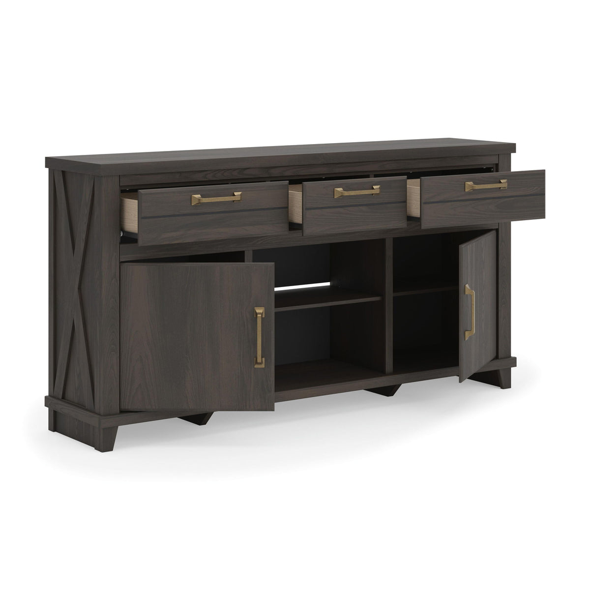 Brazen Valley - TV Stand With Fireplace Option