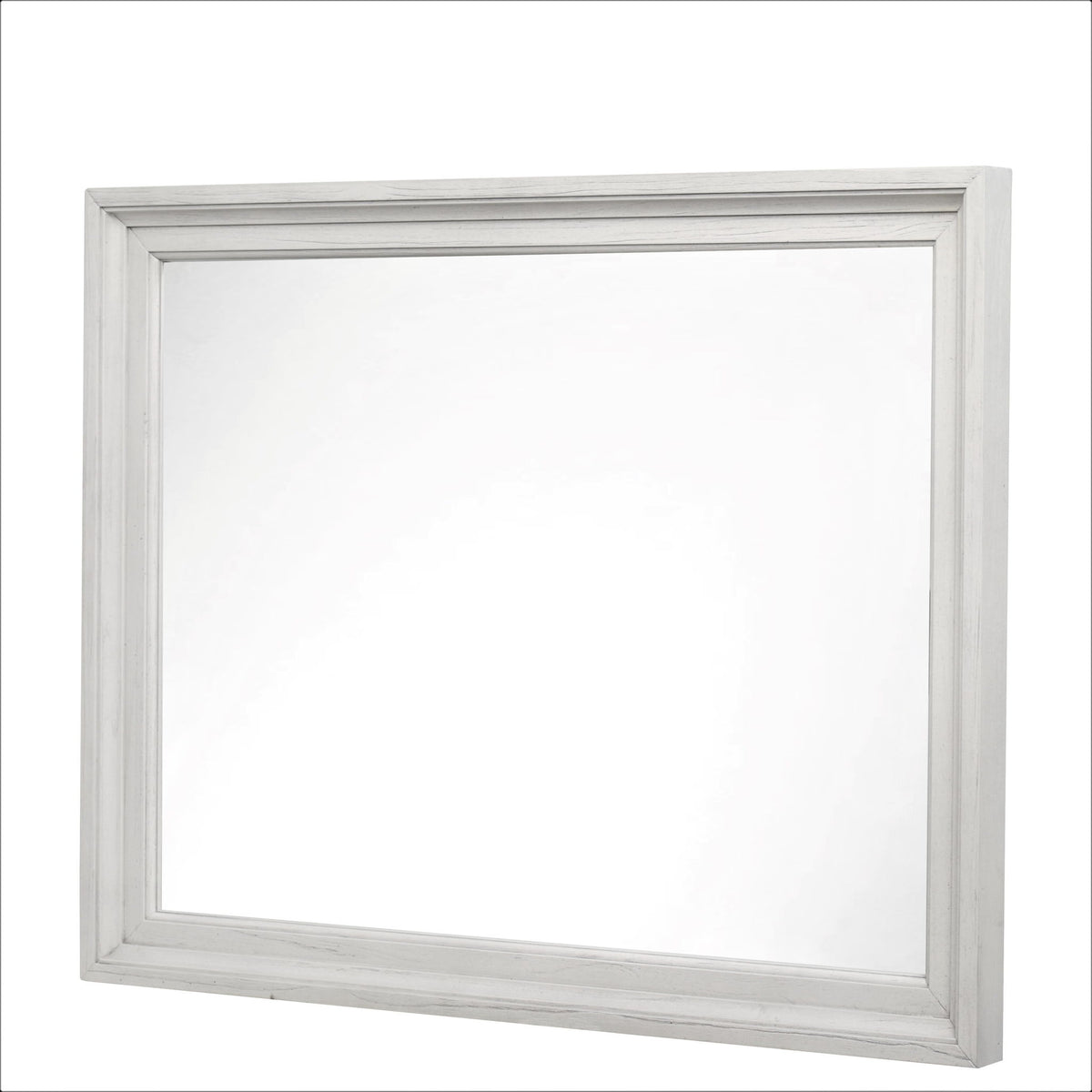 Surfside - Rectangular Dresser Mirror - Weathered White