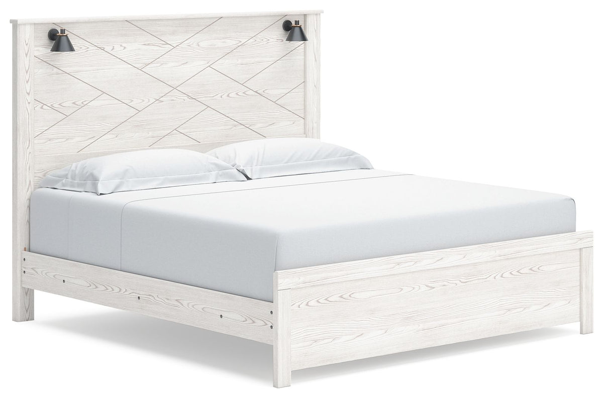 Gerridan - Panel Bedroom Set With Sconces