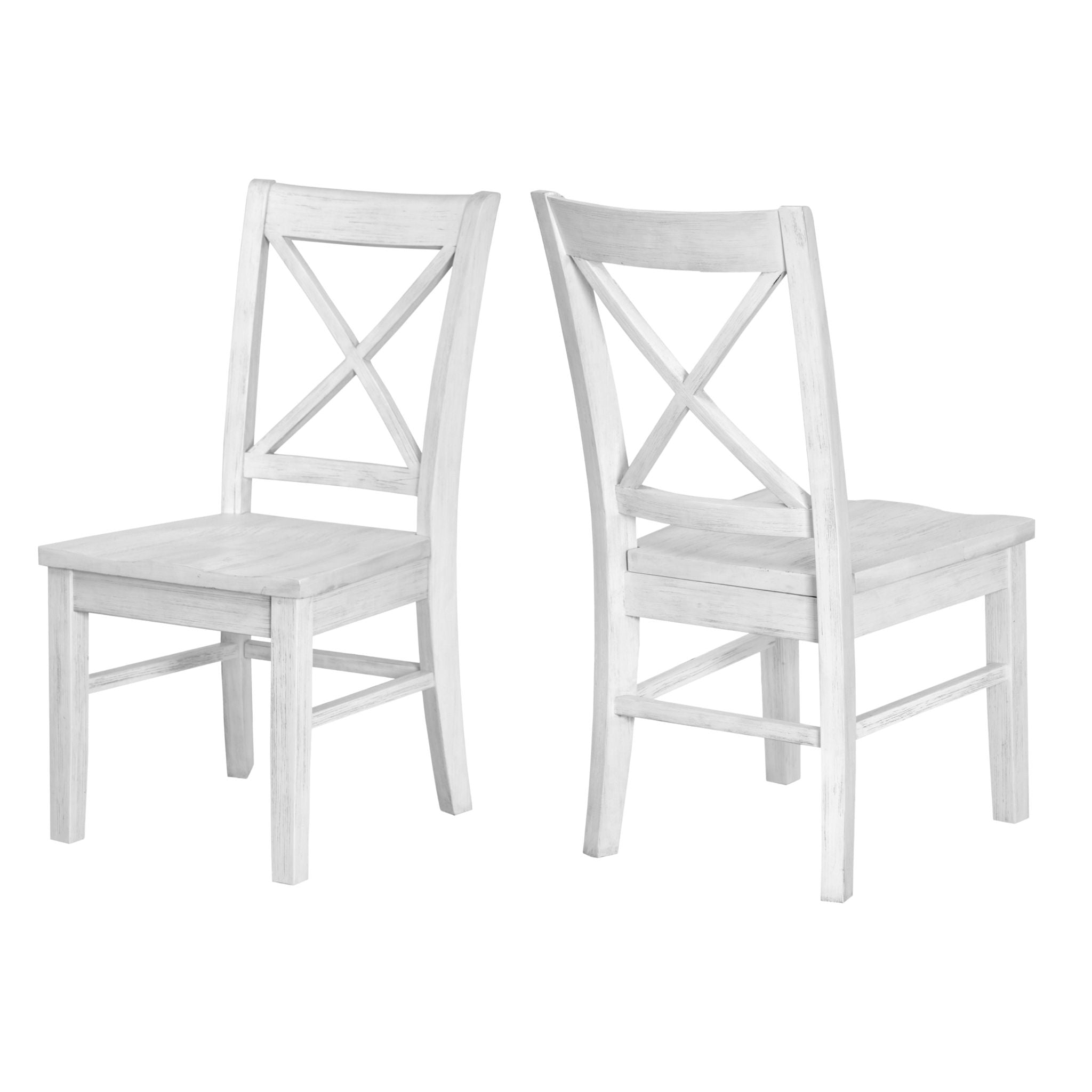 Surfside - X-Back Dining Chair (Set of 2) - Weathered White
