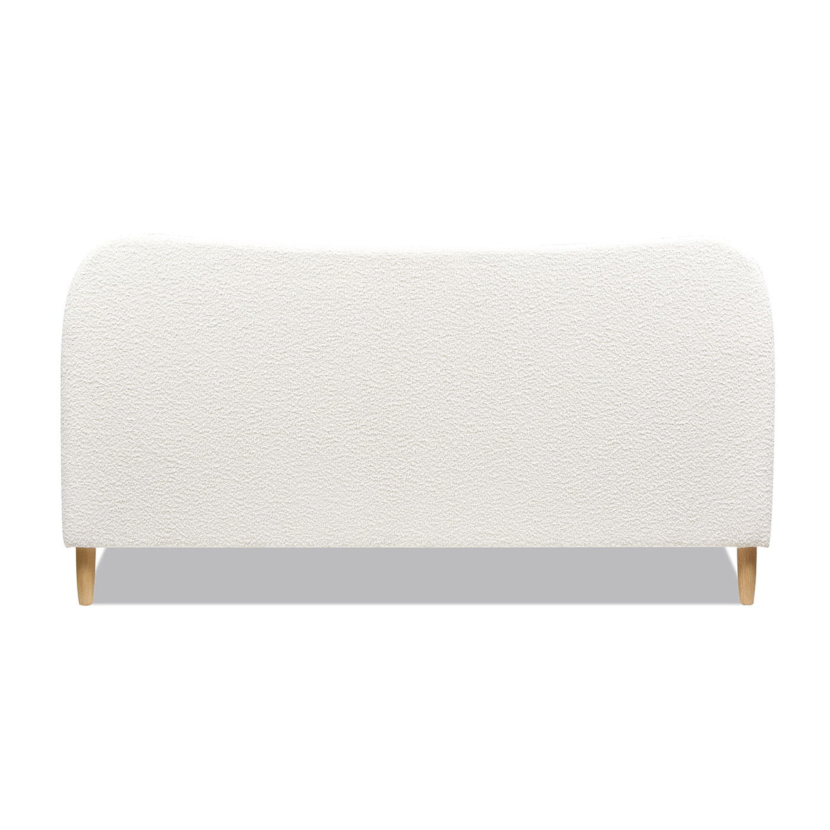Roman - Curved Headboard Upholstered Platform Bed