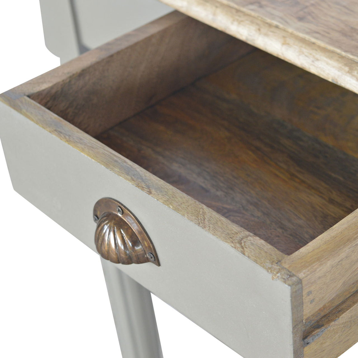 Hand Painted Writing Desk - Brown