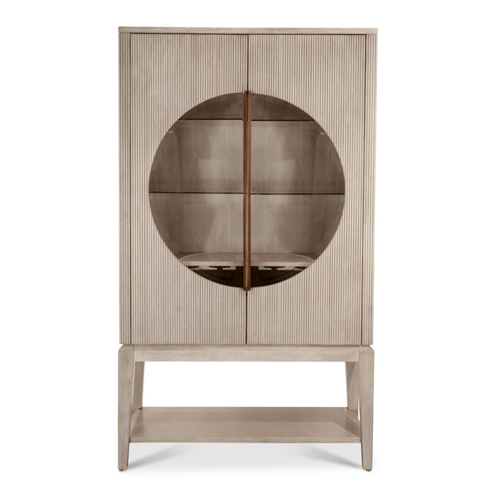 Manhattan Valley - Curio With Touch Lighting