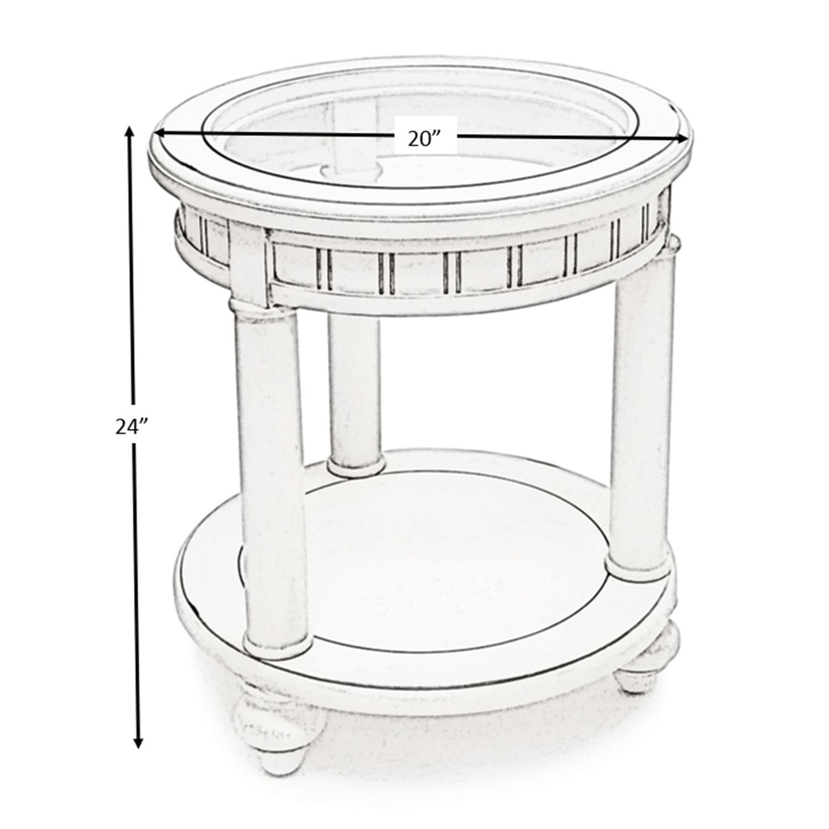 Monaco - Table With Anchor Insert