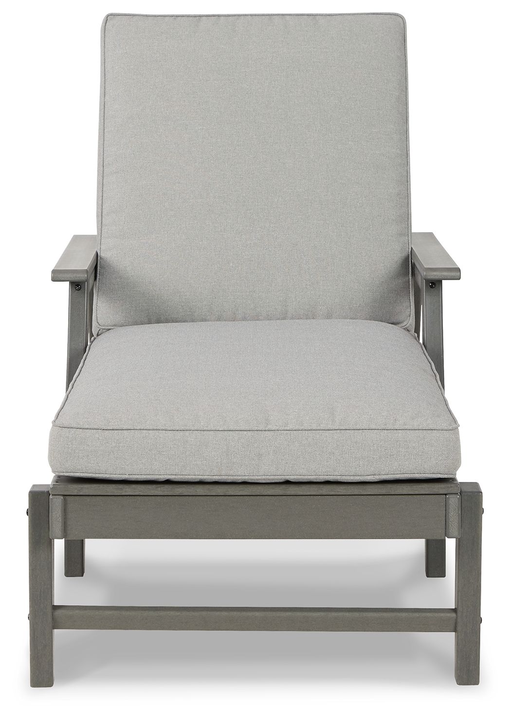 Visola - Chaise Lounge with Cushion - Gray