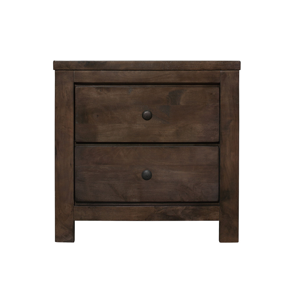 2 Drawer Nightstand - Brown