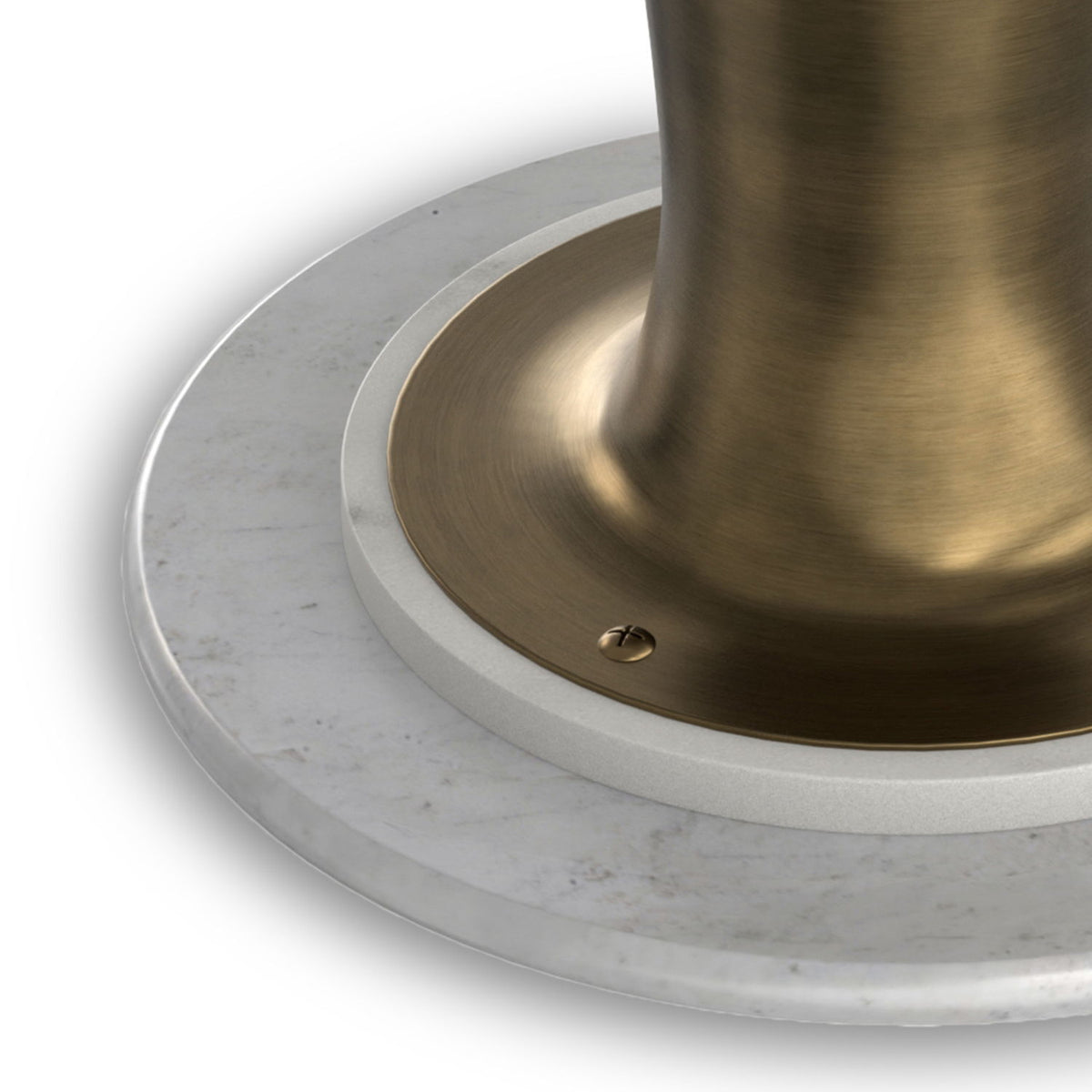 Nicollette - Side Table - Antique Brass