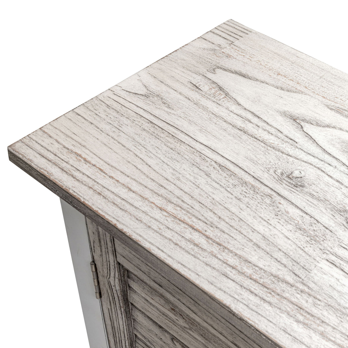 Islamorada - 4-Door Credenza - Dapple Gray / Blanc