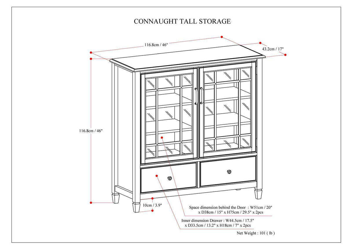 Connaught - Tall Storage Cabinet