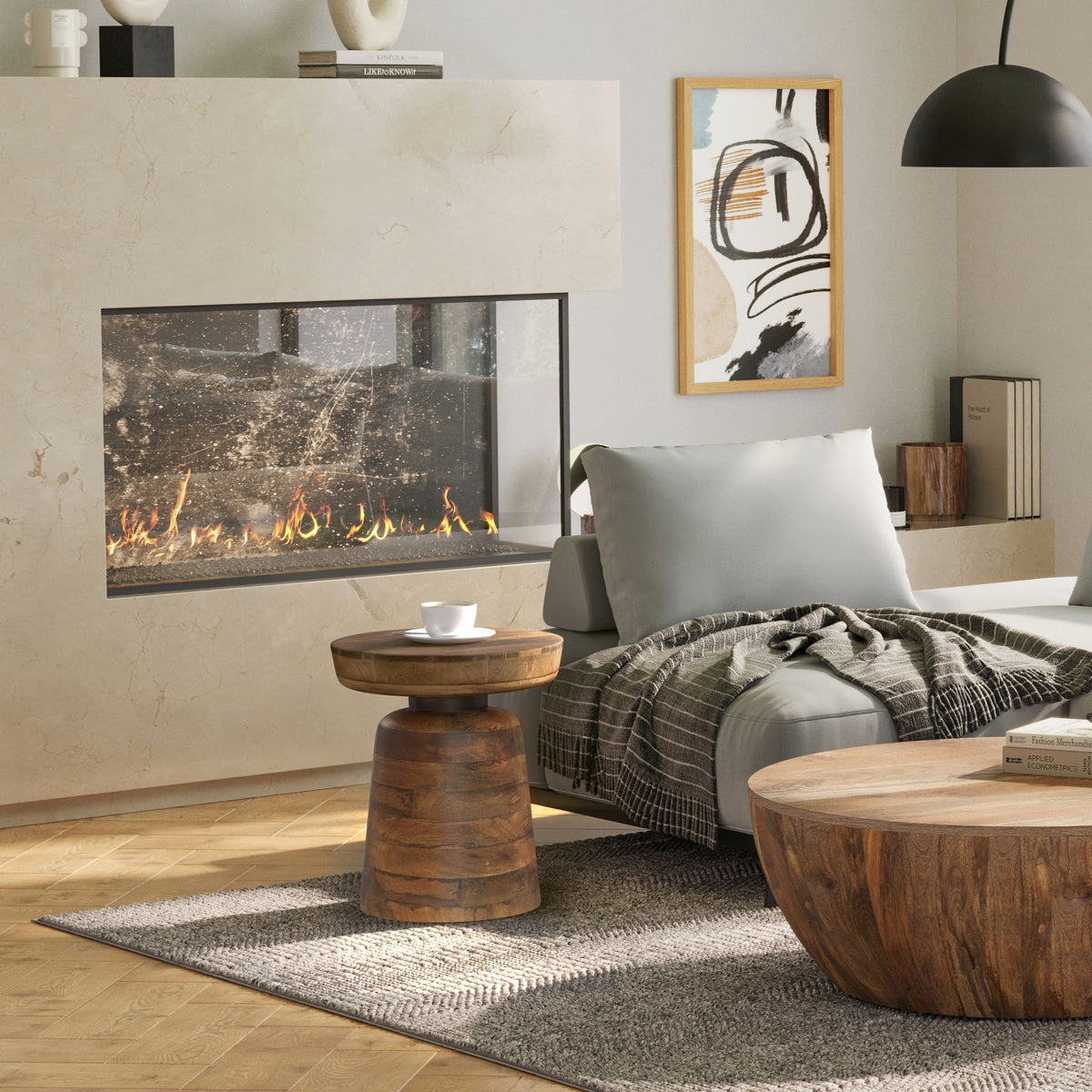 Robbie - Handcrafted Accent Table