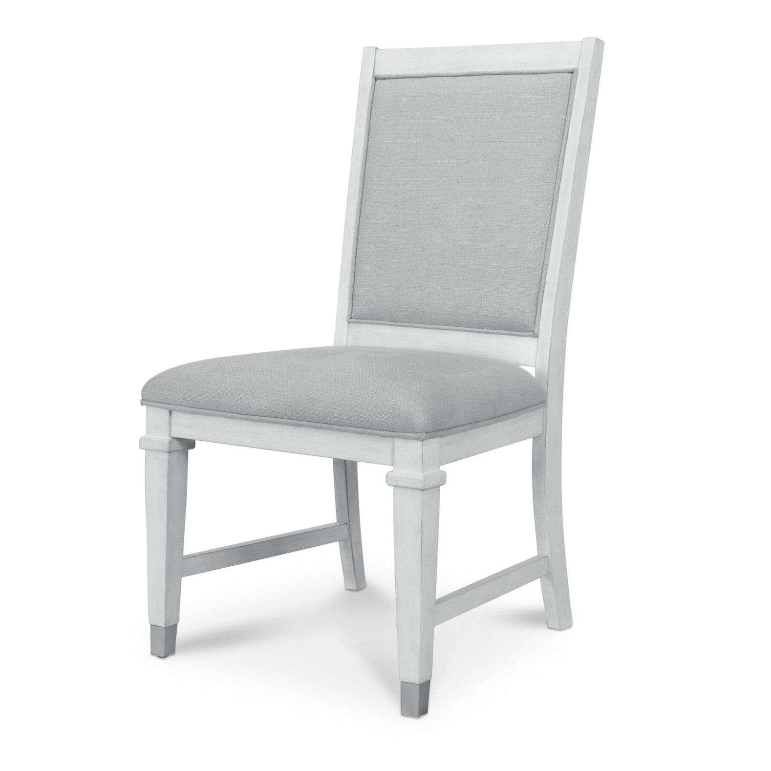 Point Breeze - Upholstered Side Chair (Set of 2) - Fresh White / Gray