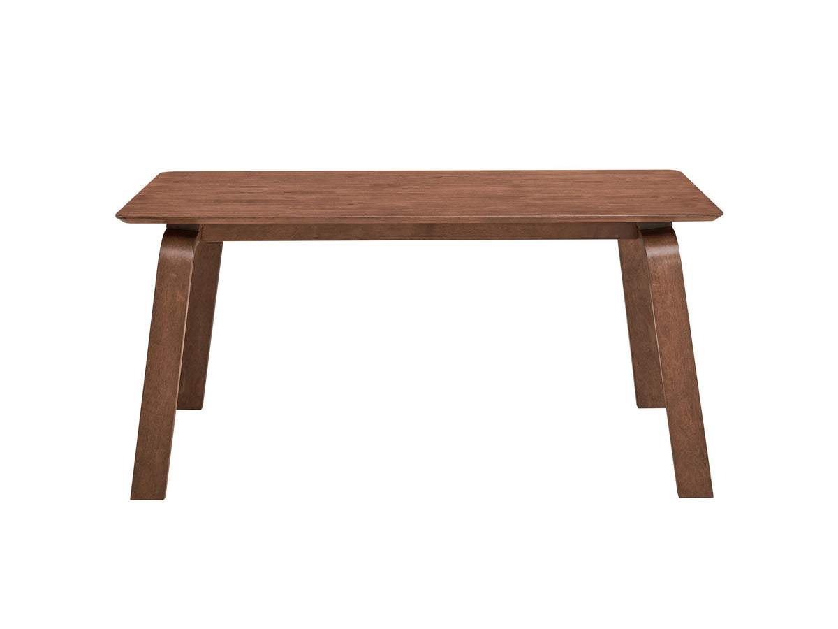 Ginny - 5 Piece With Side Chairs Dining Room Set - Walnut