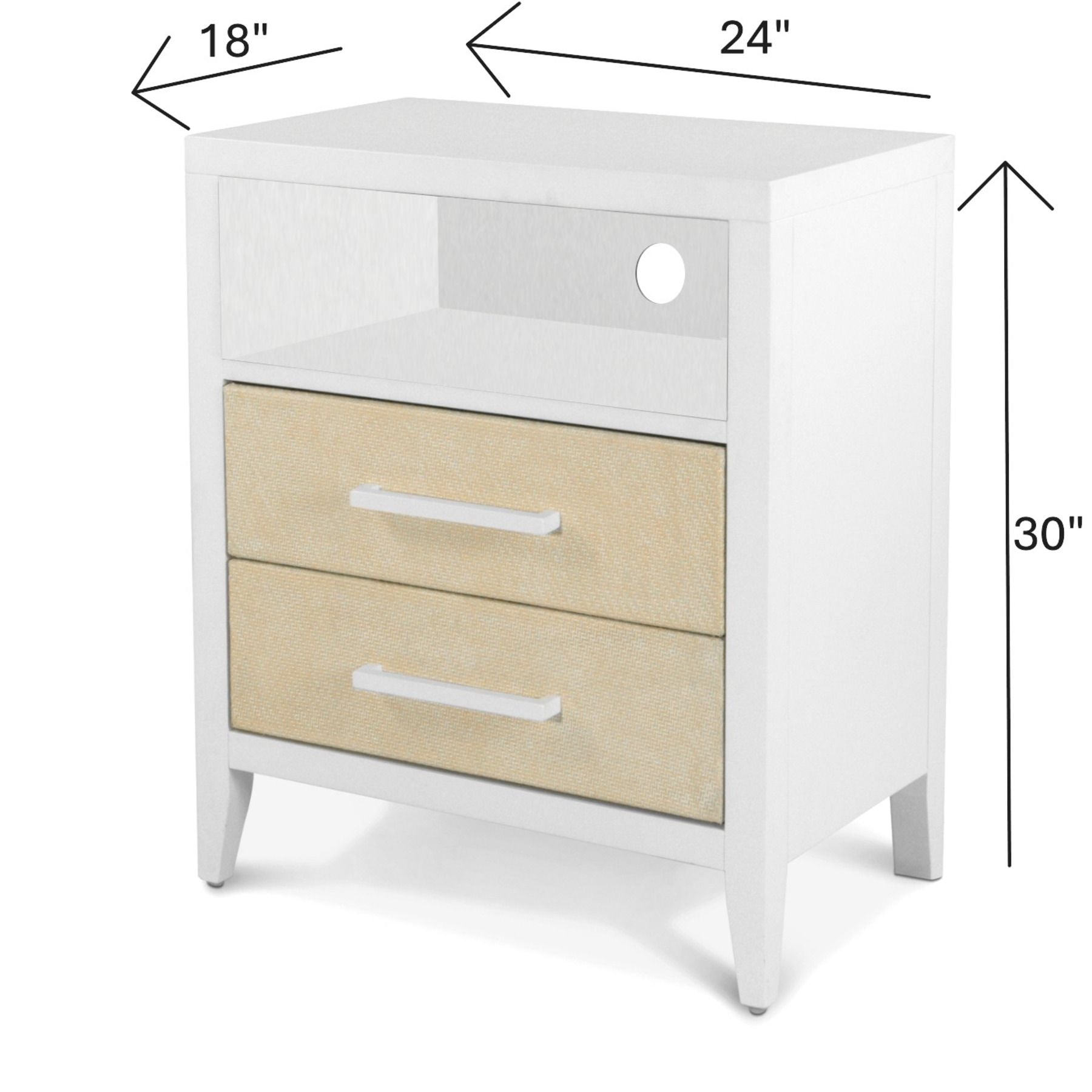 Miramar - Nightstand With Power And USB