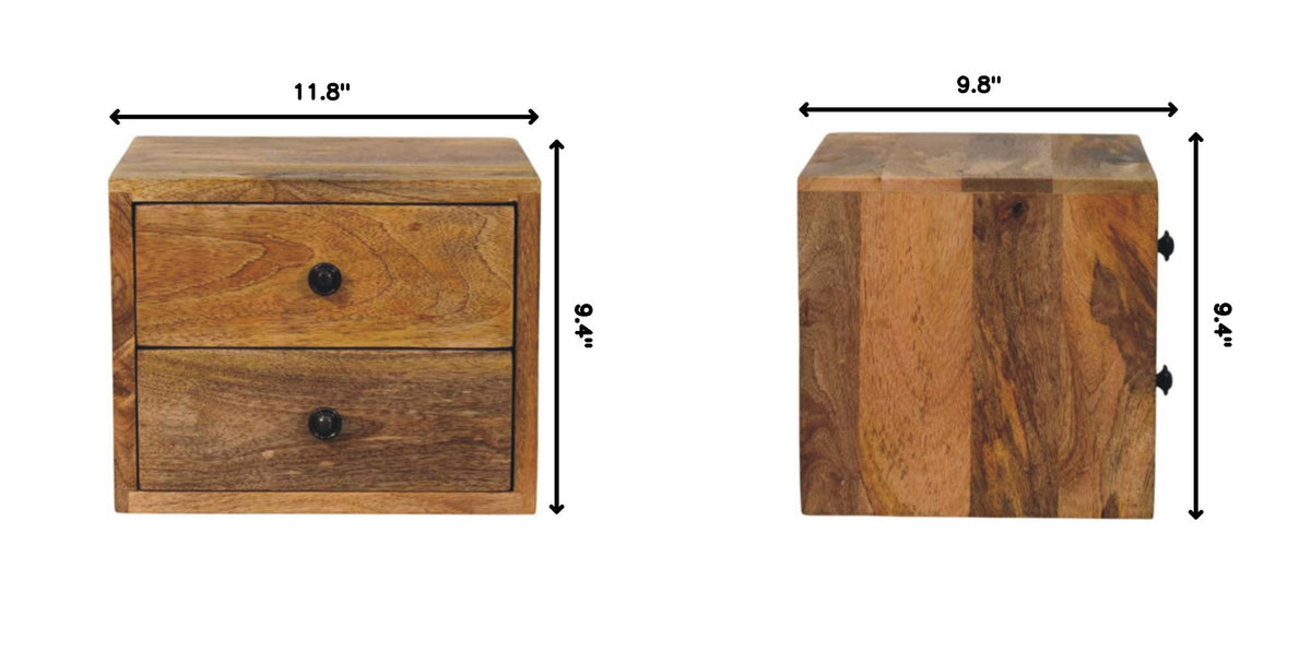 Solis - 1 Drawer Wall Mounted Nightstand