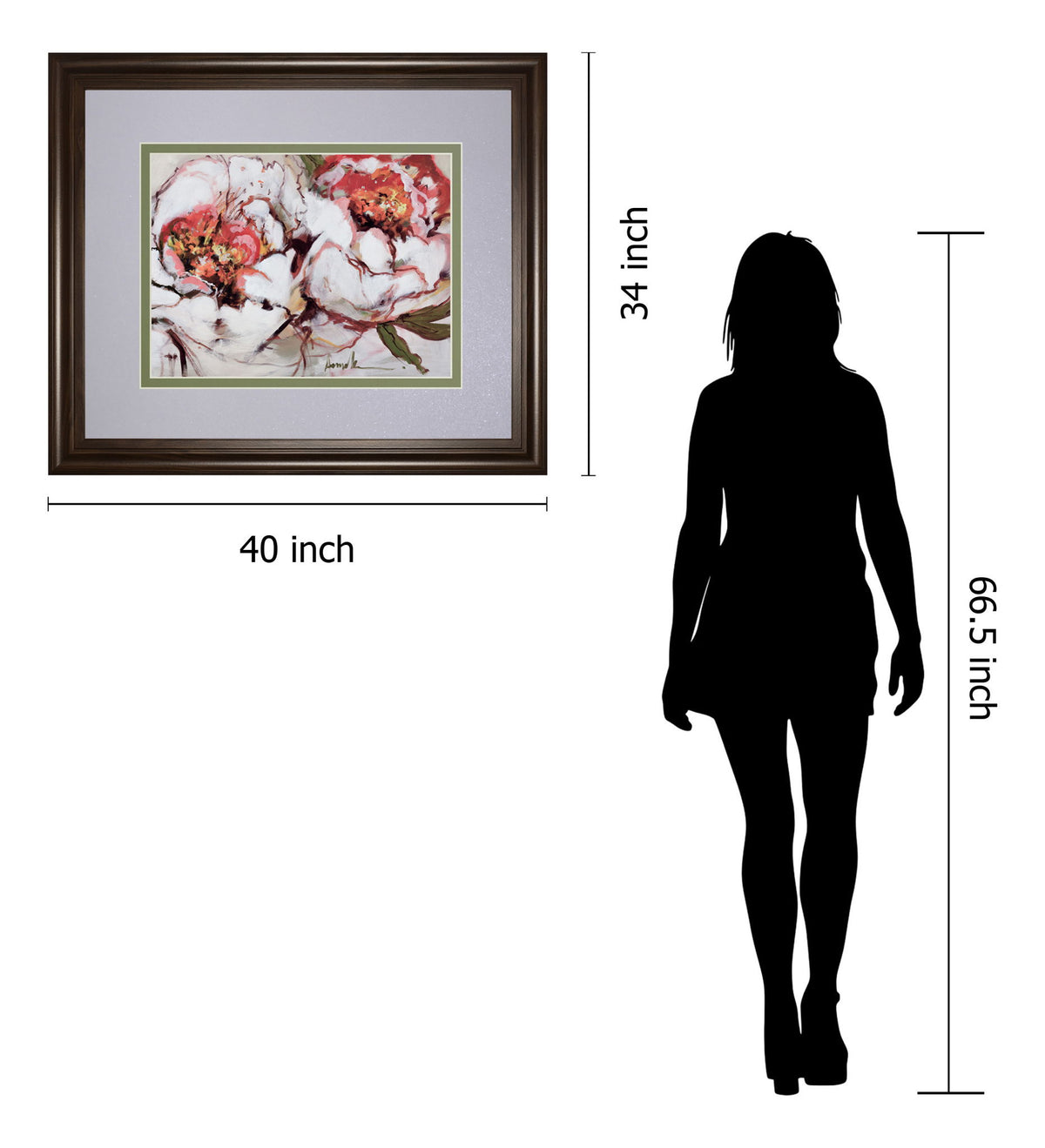 Charade Of Spring By Fitzsimmons, A - Framed Print Wall Art - Gray