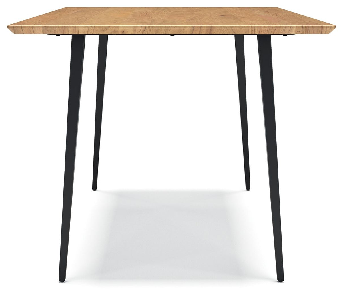 Gretlynn - Rectangular Dining Room Table - Black / Natural