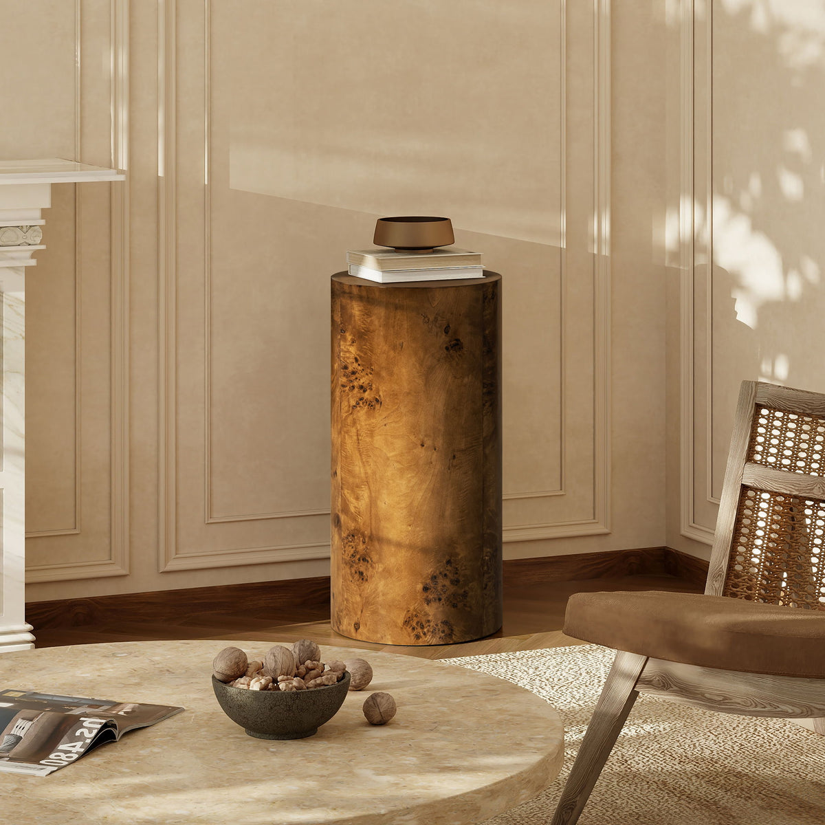 Nebula - Accent Pillar Side Table
