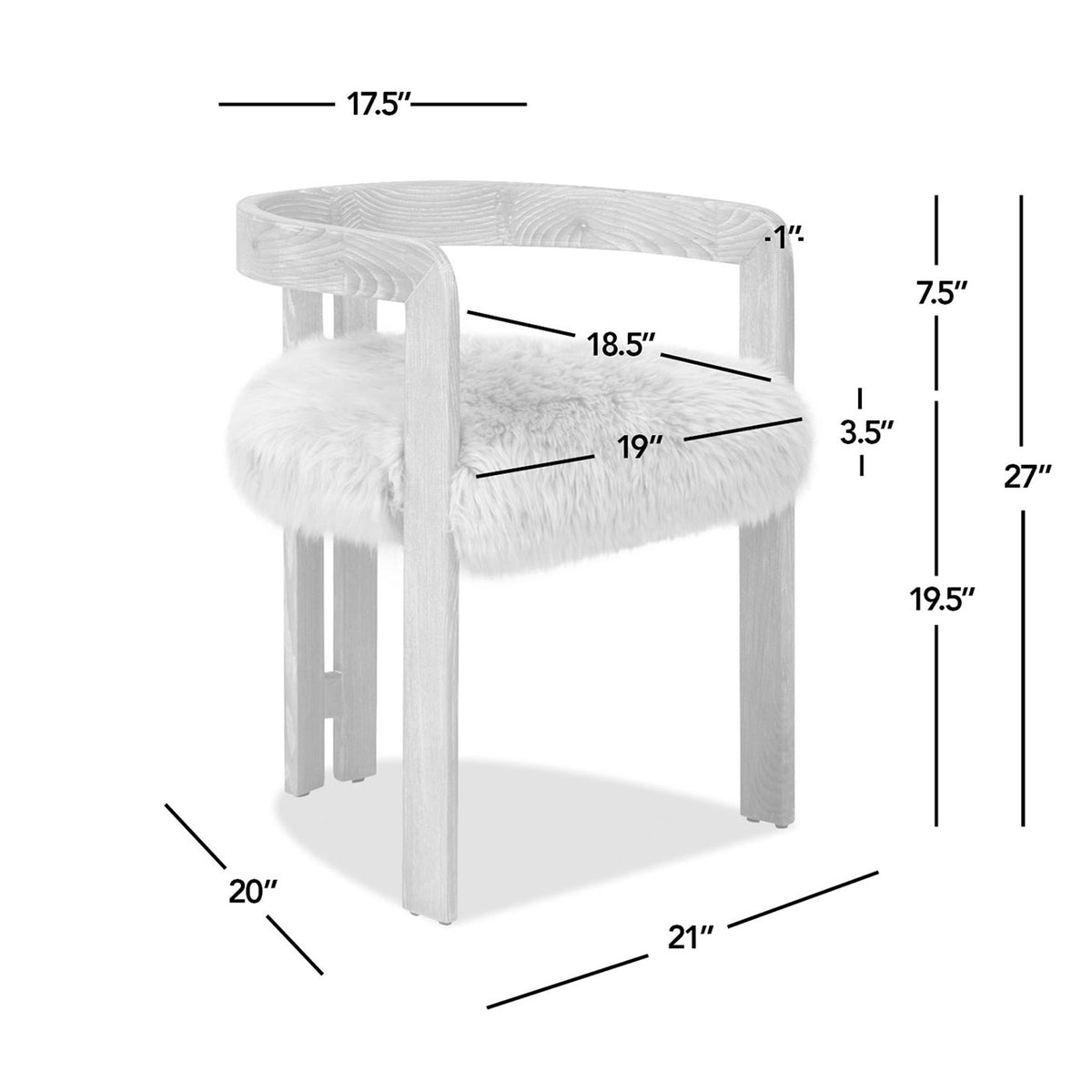 Millwick - Low Back Dining Chair - Natural Blonde
