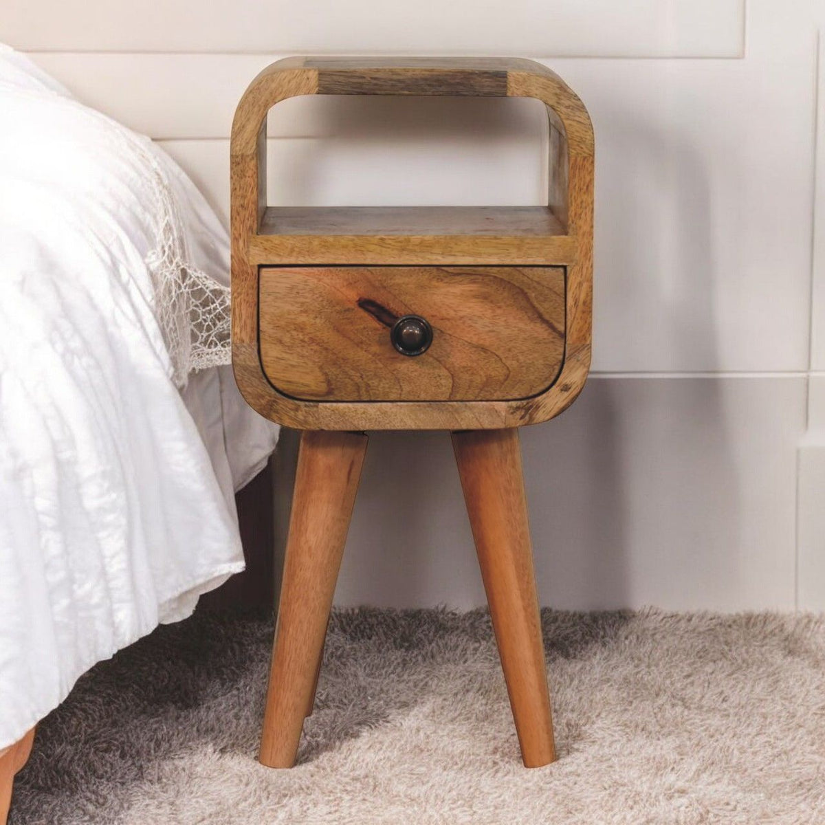 Mini Open Bedside Nightstand
