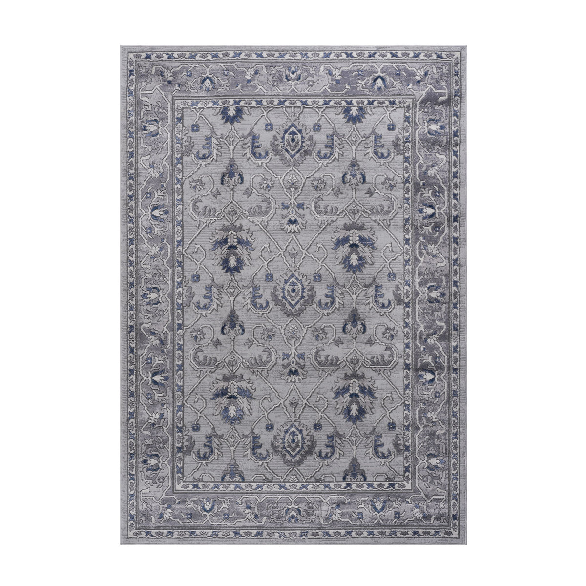 Marfi - 6' X 9' Oriental Area Rug - Gray / Blue