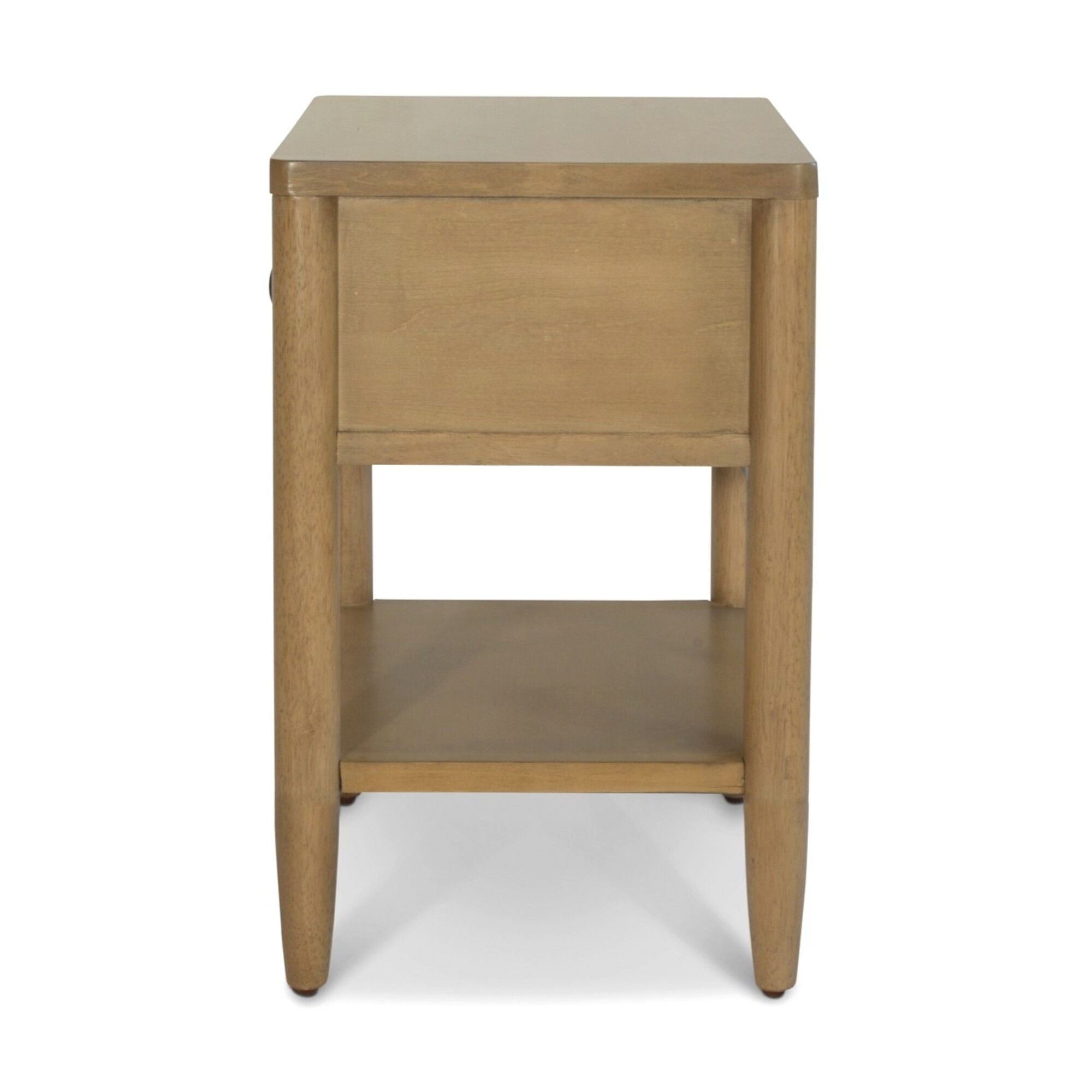 Chatham - 1 Drawer Nightstand With USB-A And USB-C Port - Warm Maple