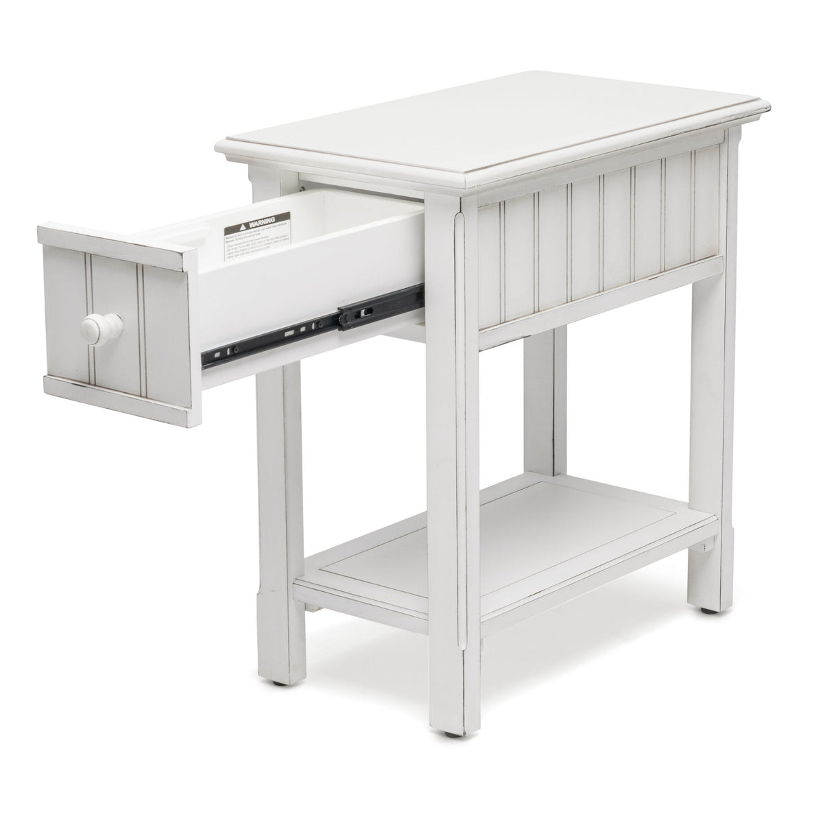 Monaco - Chairside Table - Blanc