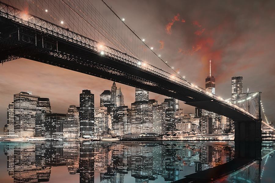 Nyc Reflection By Cad Design (Small) - Dark Gray
