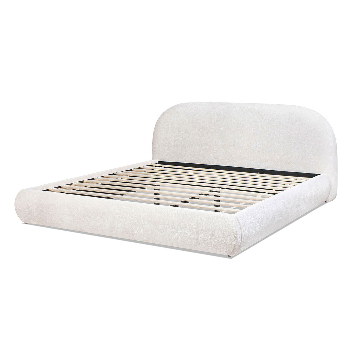 Archie Puffy Grounded - Upholstered Platform Bed