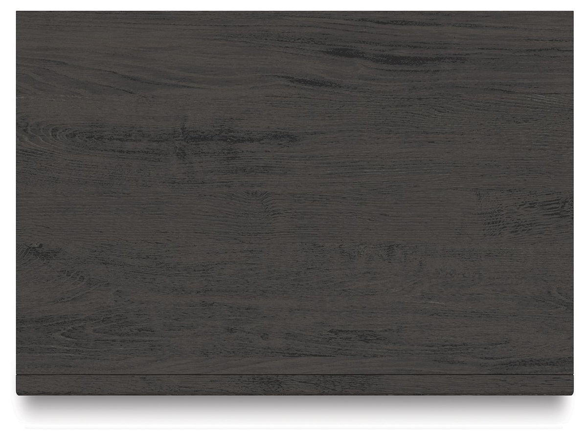 Fraluna - Two Drawer Night Stand - Charcoal