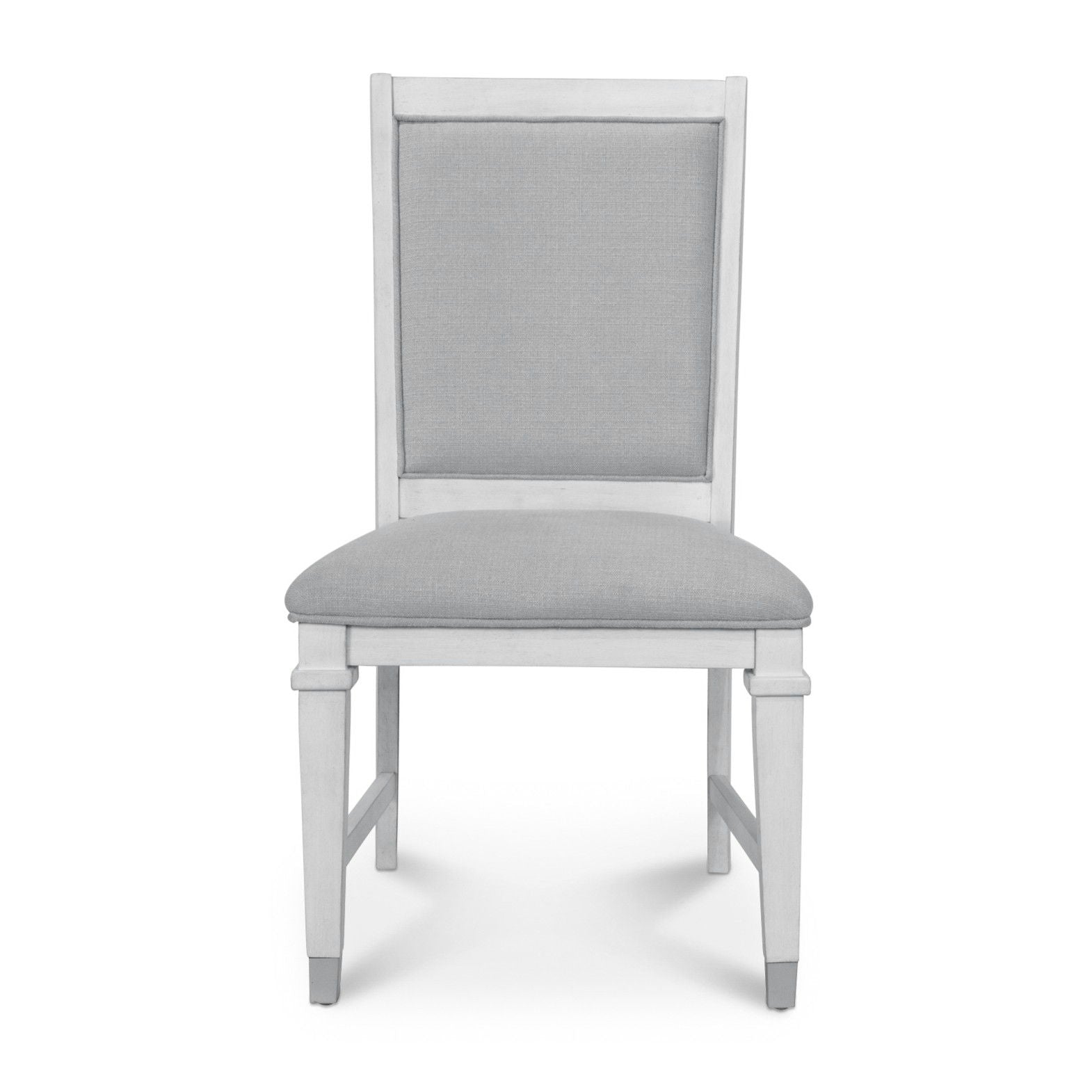 Point Breeze - Upholstered Side Chair (Set of 2) - Fresh White / Gray