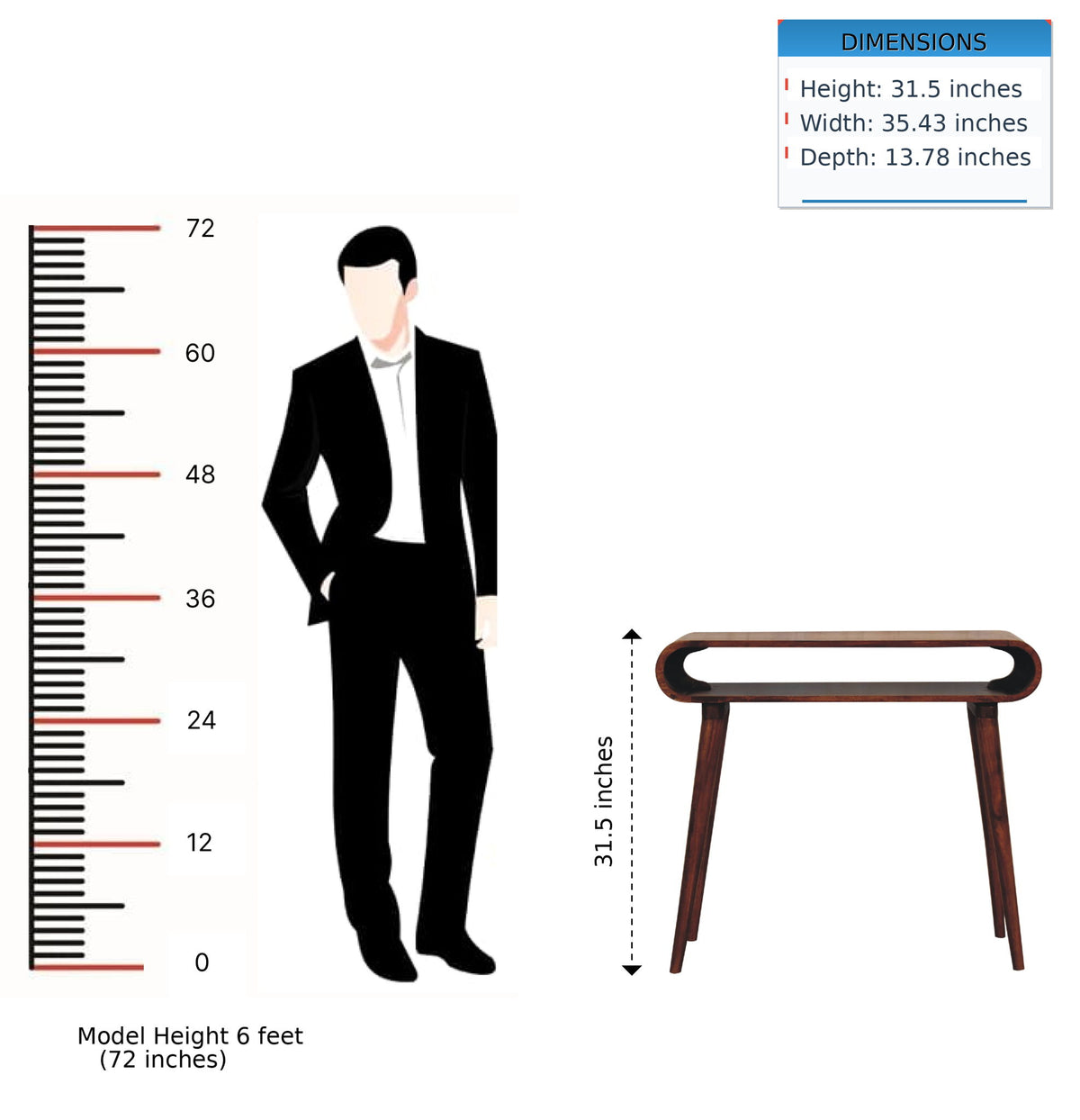 Amaya - Nordic Style Wooden Table