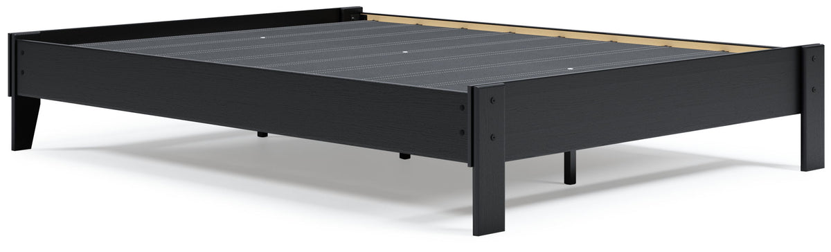 Finch - Queen Platform Bed - Black