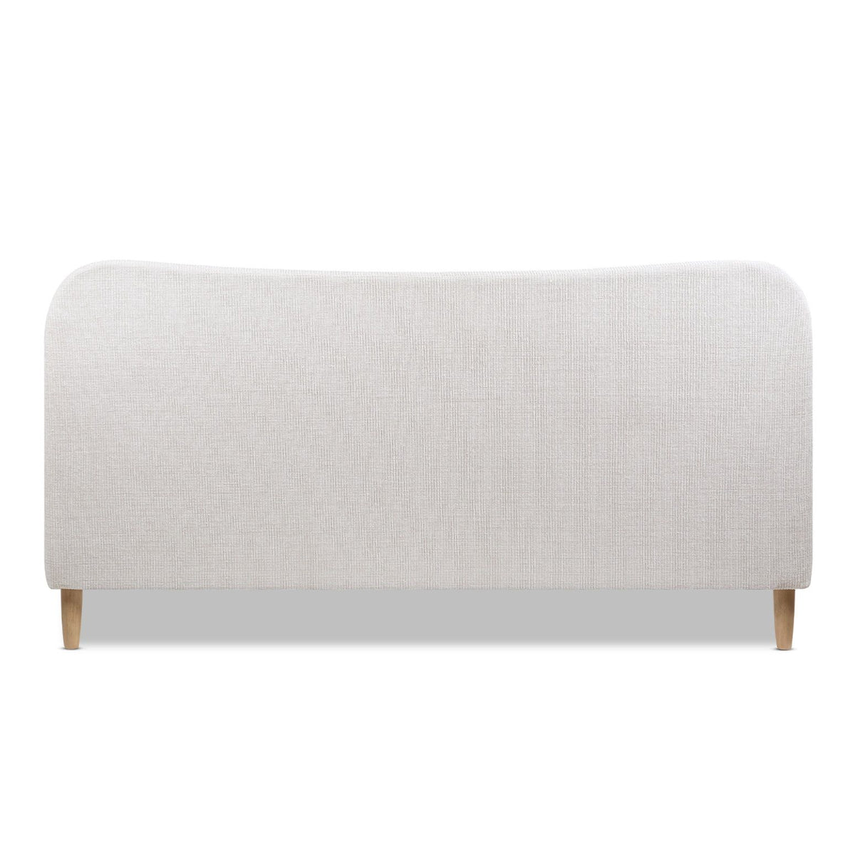 Roman - Curved Headboard Upholstered Platform Bed