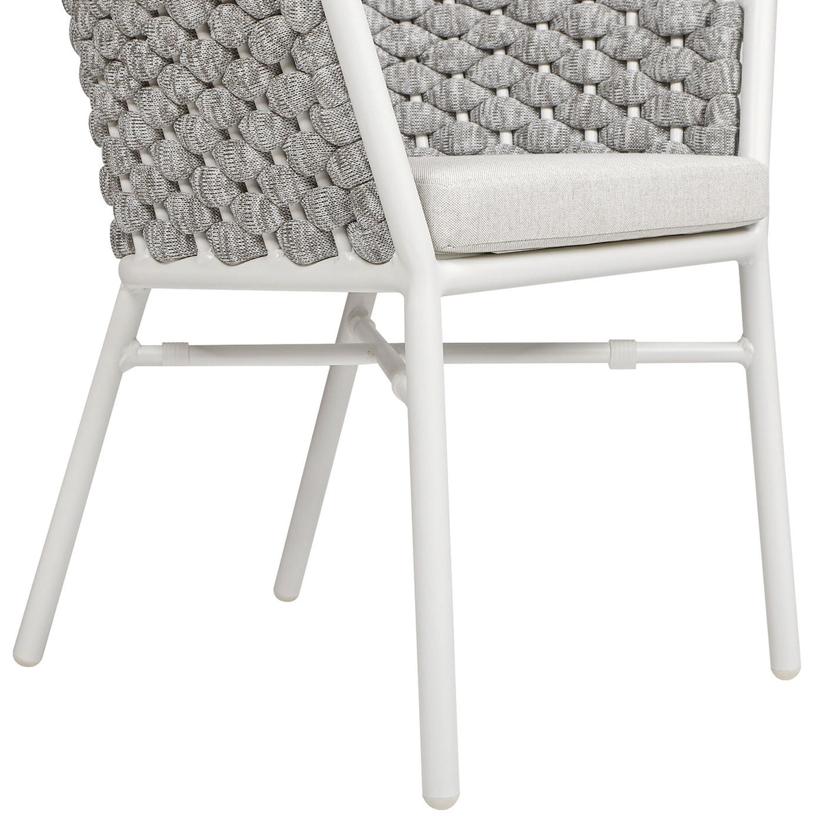 Rowan - Rope Barrel Back Patio Dining Chairs (Set of 2) - White