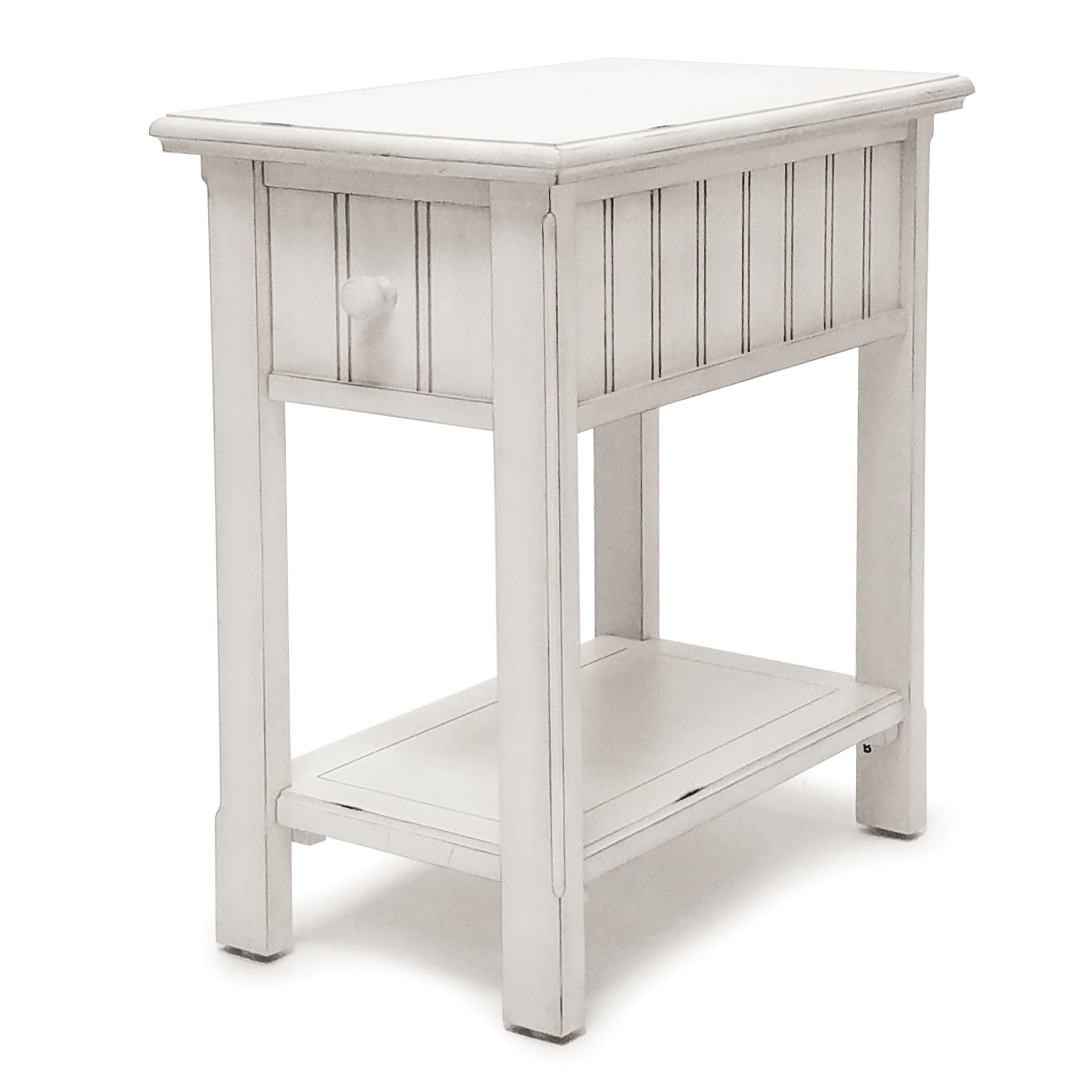 Monaco - Chairside Table - Blanc
