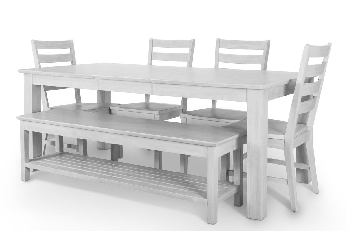 Geneva - Side Chair (Set of 2) - Distressed White