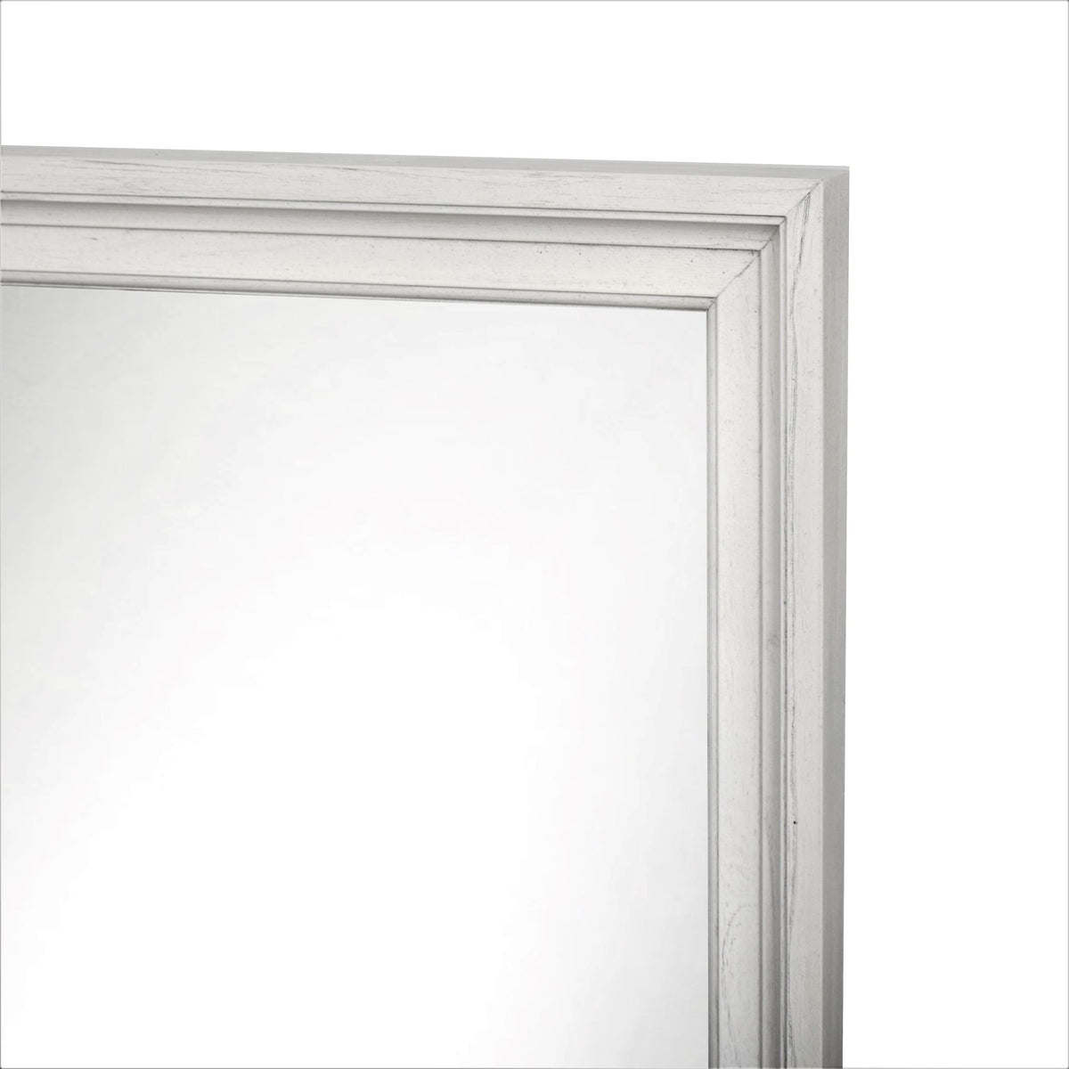 Surfside - Rectangular Dresser Mirror - Weathered White
