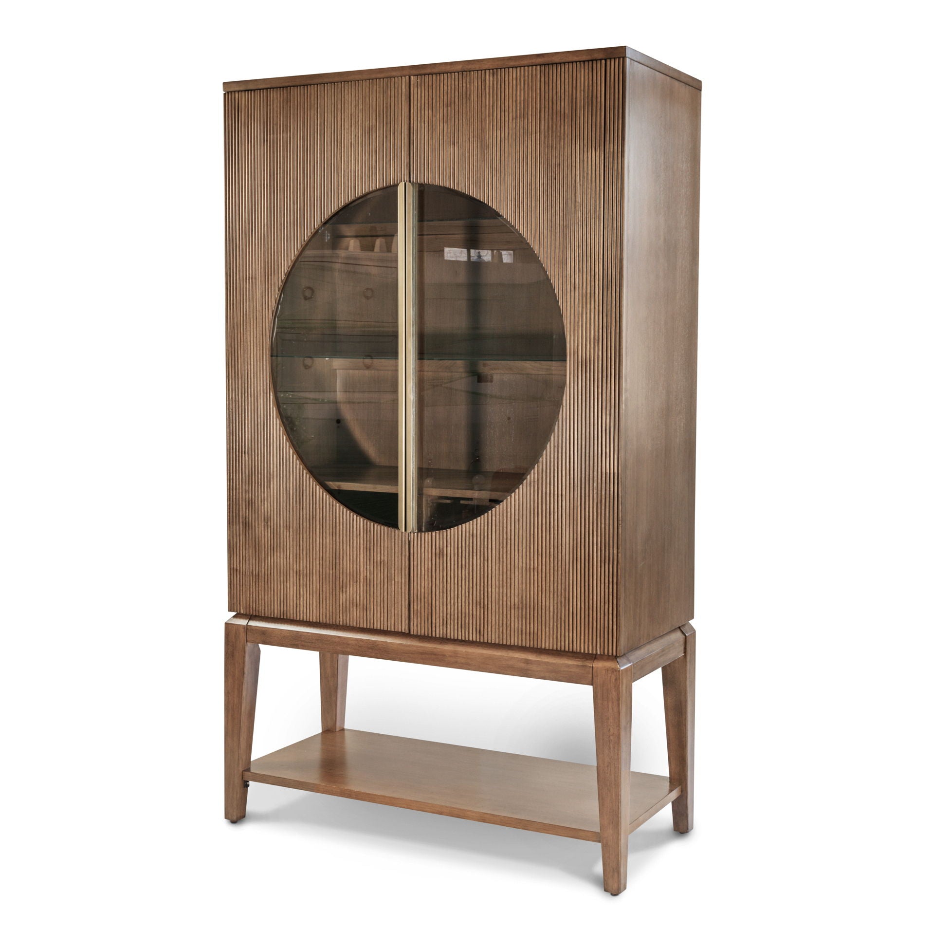 Manhattan Valley - Curio With Touch Lighting