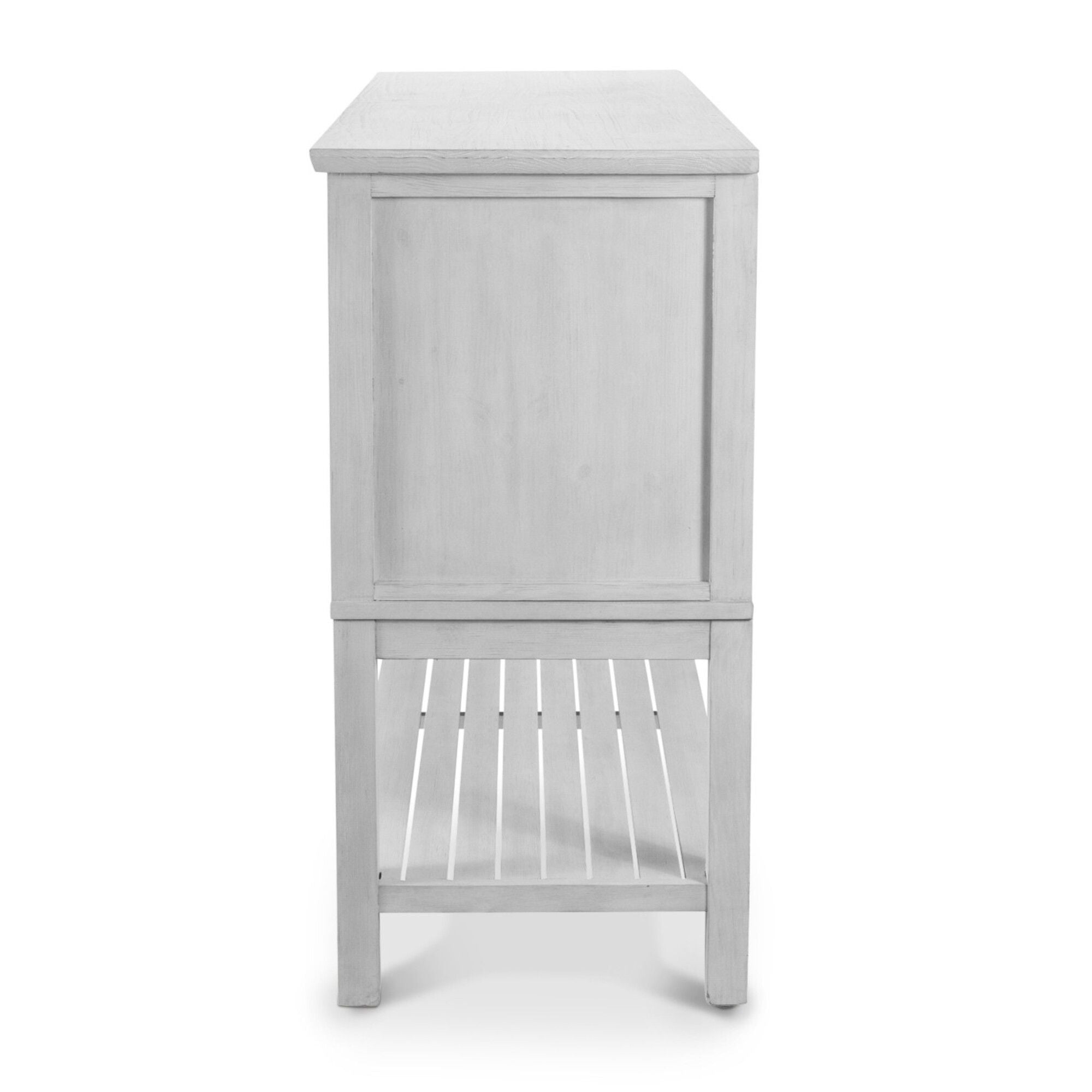 Geneva - 2-Door / 3-Drawer Credenza - Distressed White