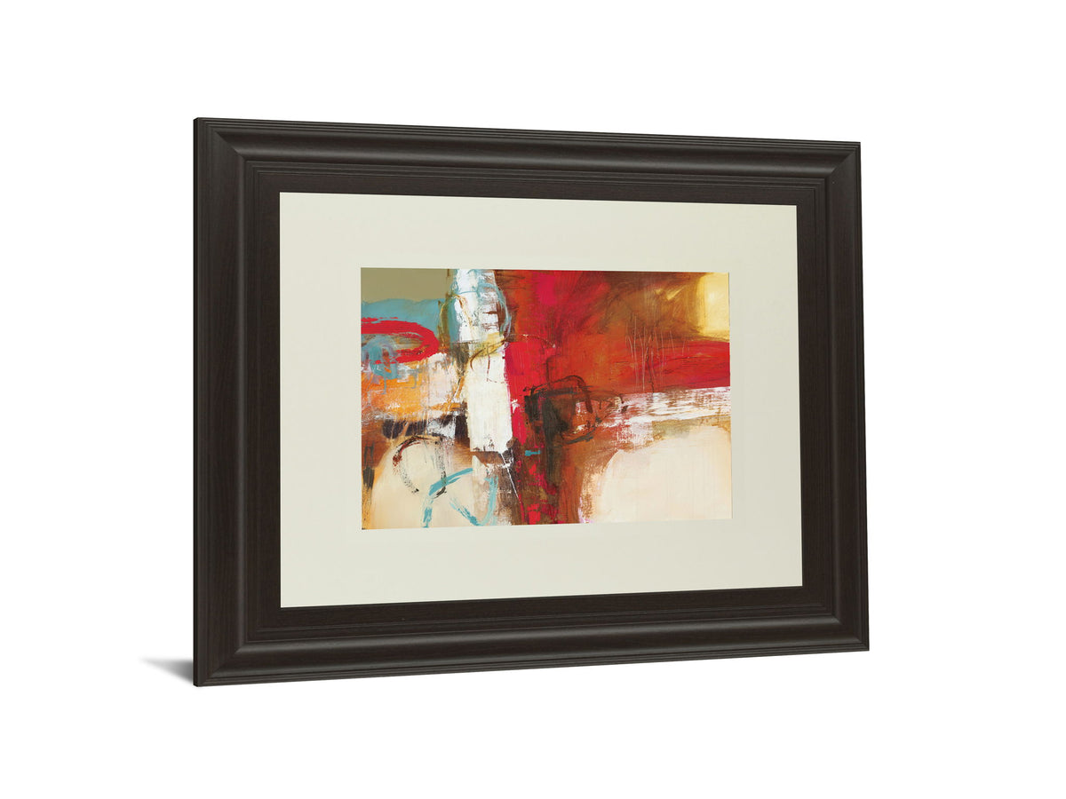 Woven By Natasha Barnes - Framed Print Wall Art - Beige