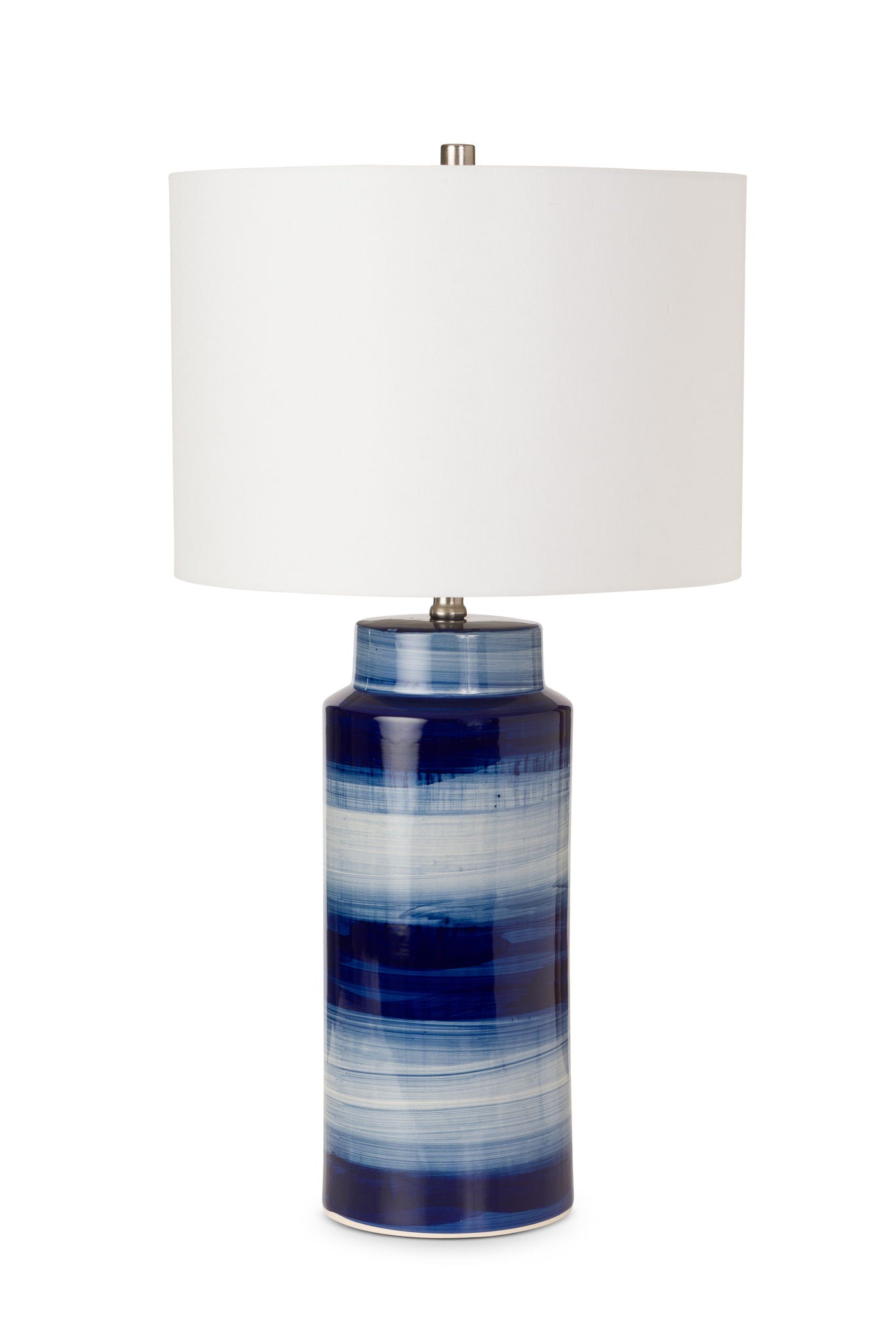 Felicity - Ceramic Table Lamp (Set of 2) - Navy / Blue / White