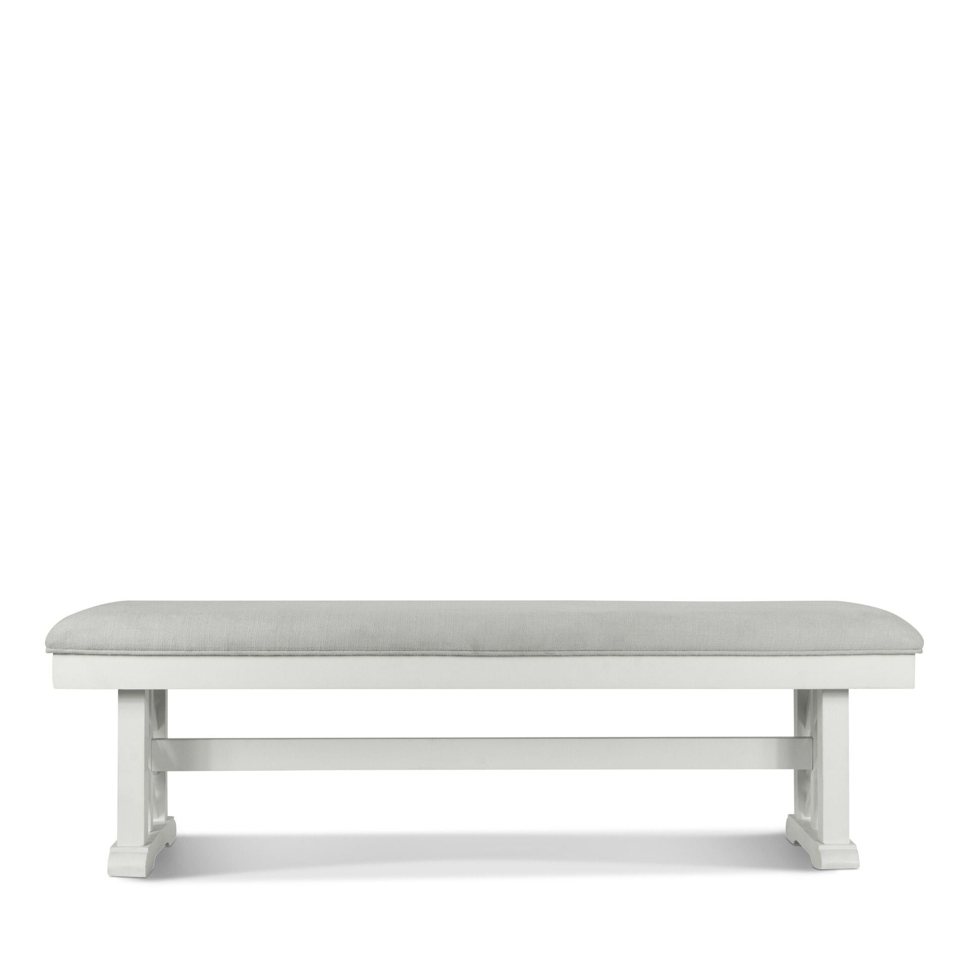 Miramar - Upholstered Bench - Stark White / Sand