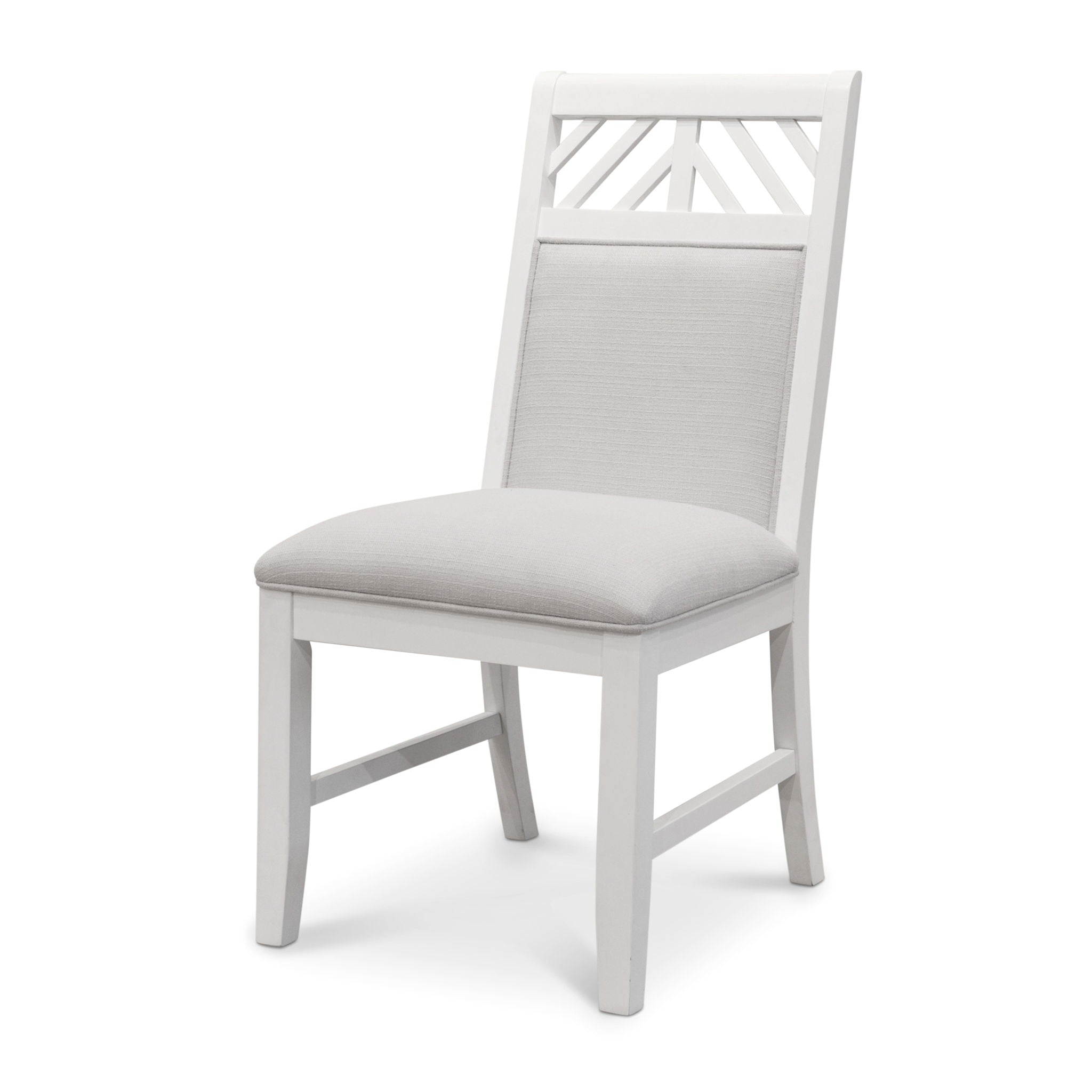Miramar - Upholstered Side Chair (Set of 2) - Stark White / Sand