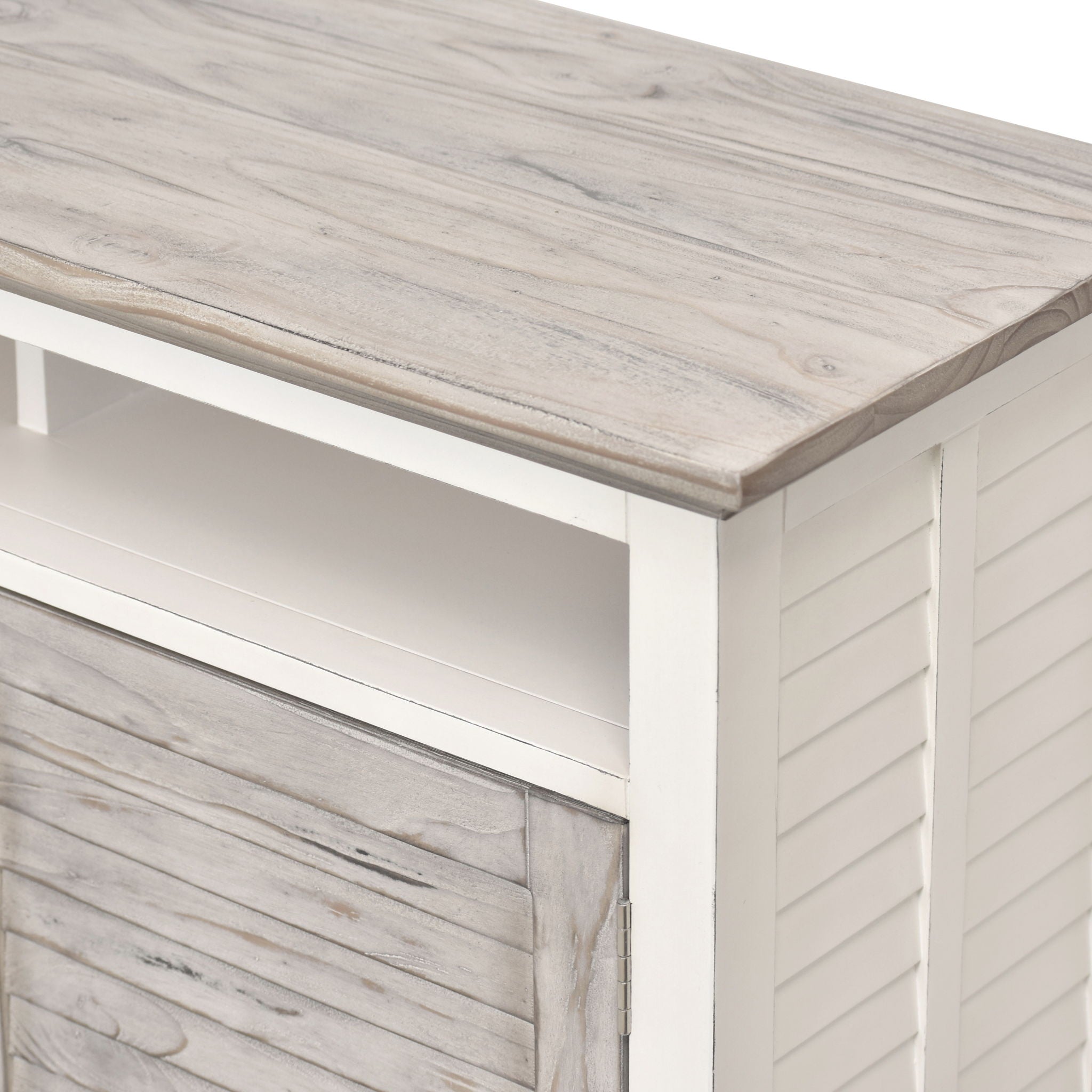 Islamorada - Entertainment Center - Dapple Gray / Blanc
