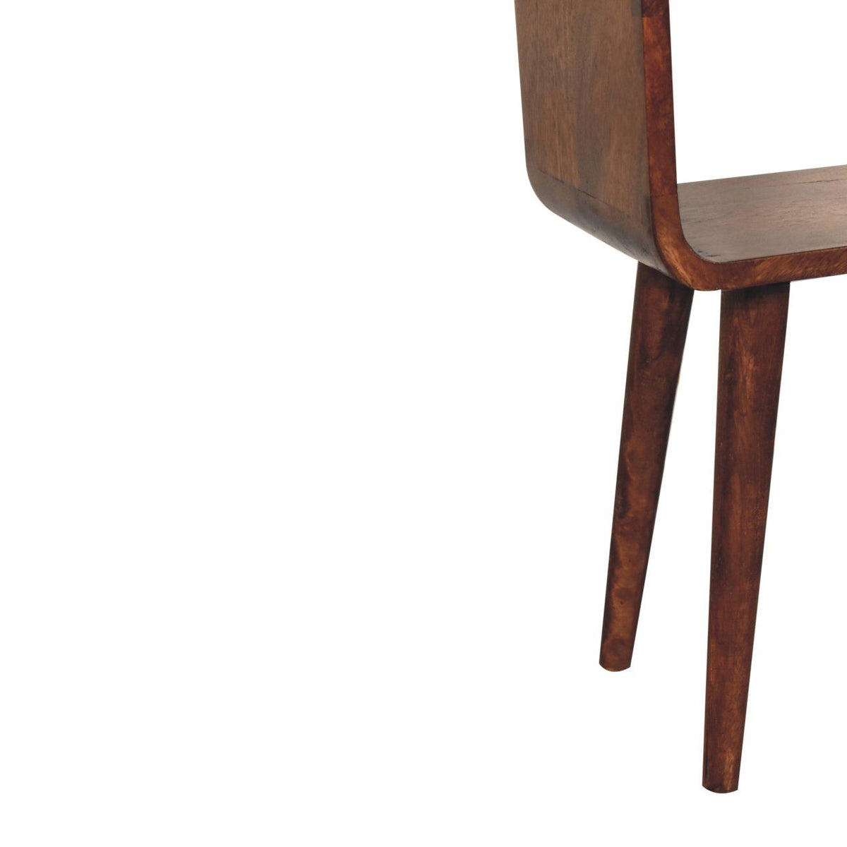 Minimalist Open Curved Nightstand