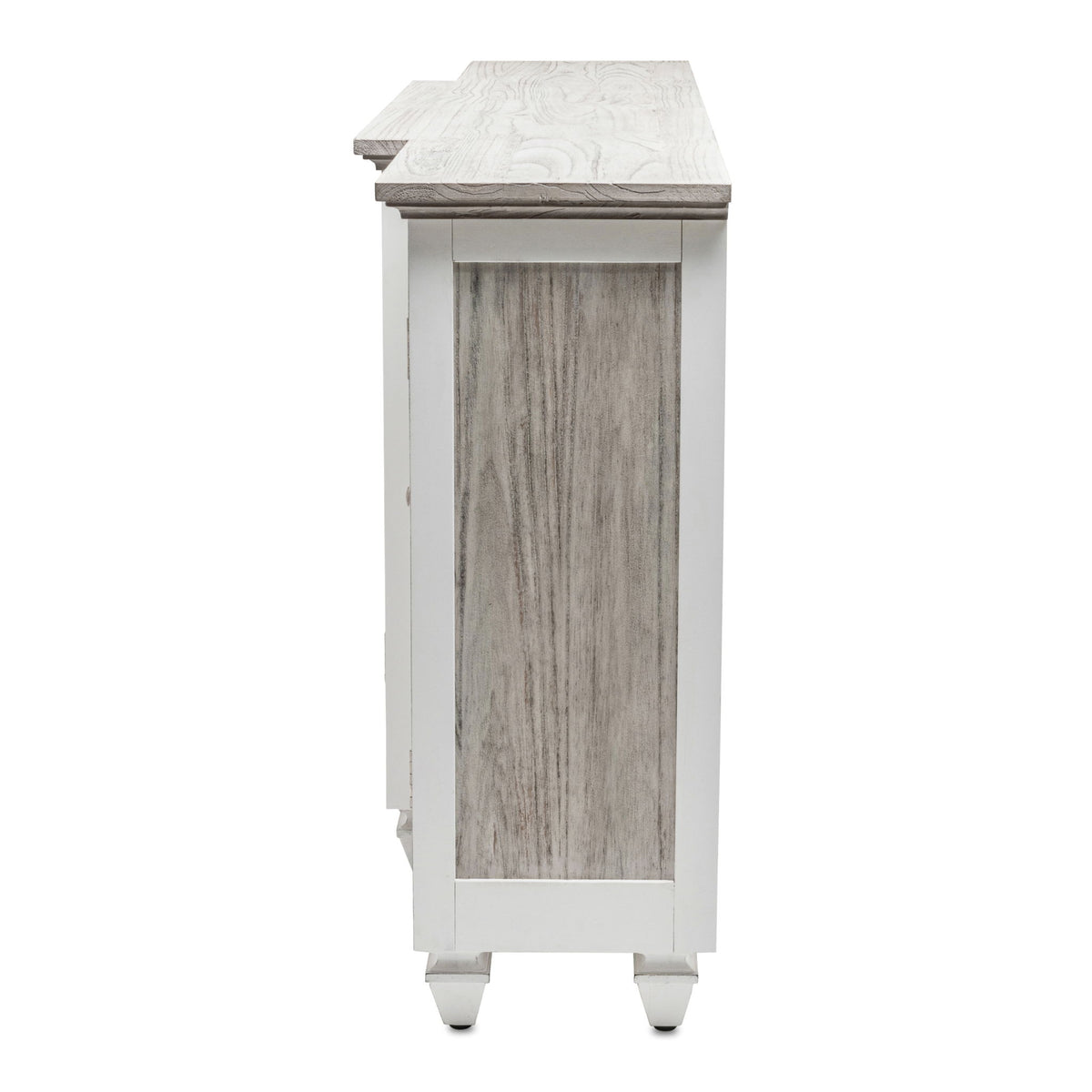 Islamorada - 4-Door Credenza - Dapple Gray / Blanc